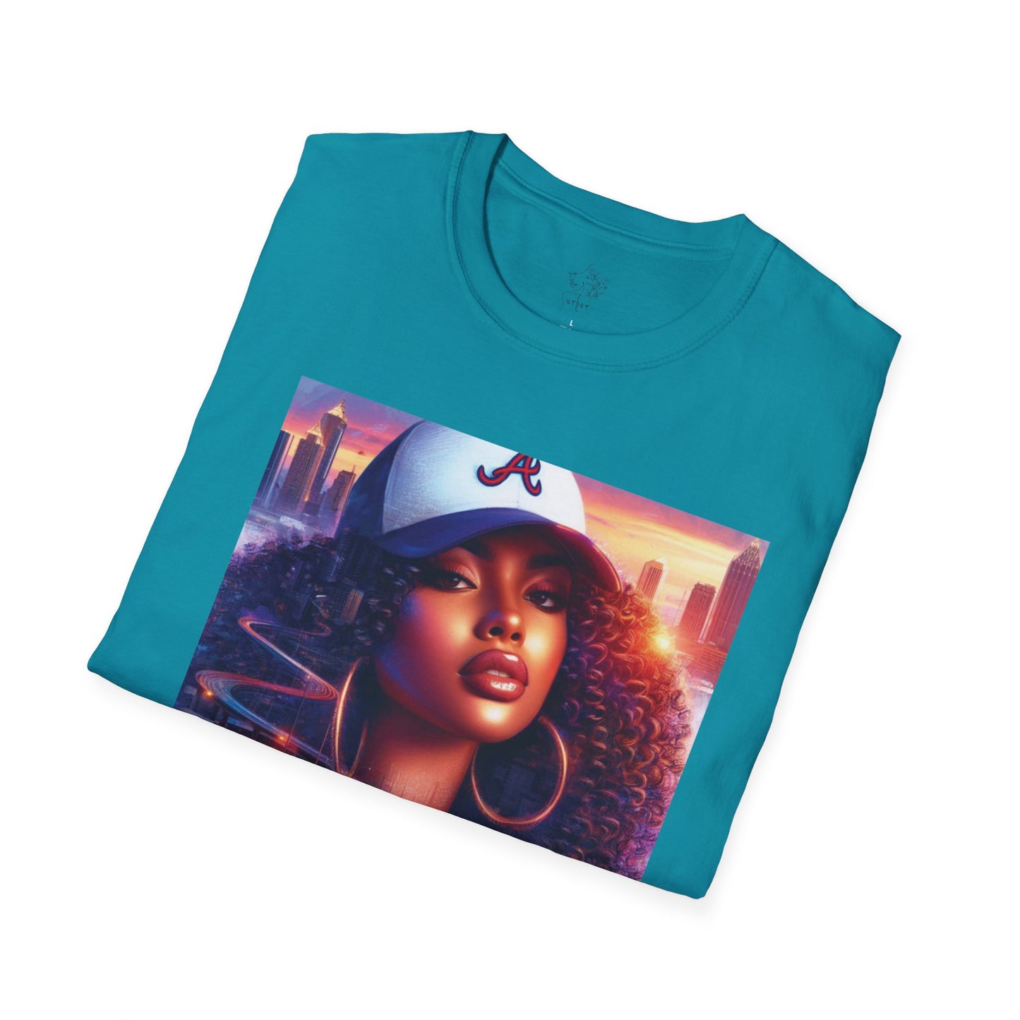 Atl Cap Blue Tee - T-Shirt