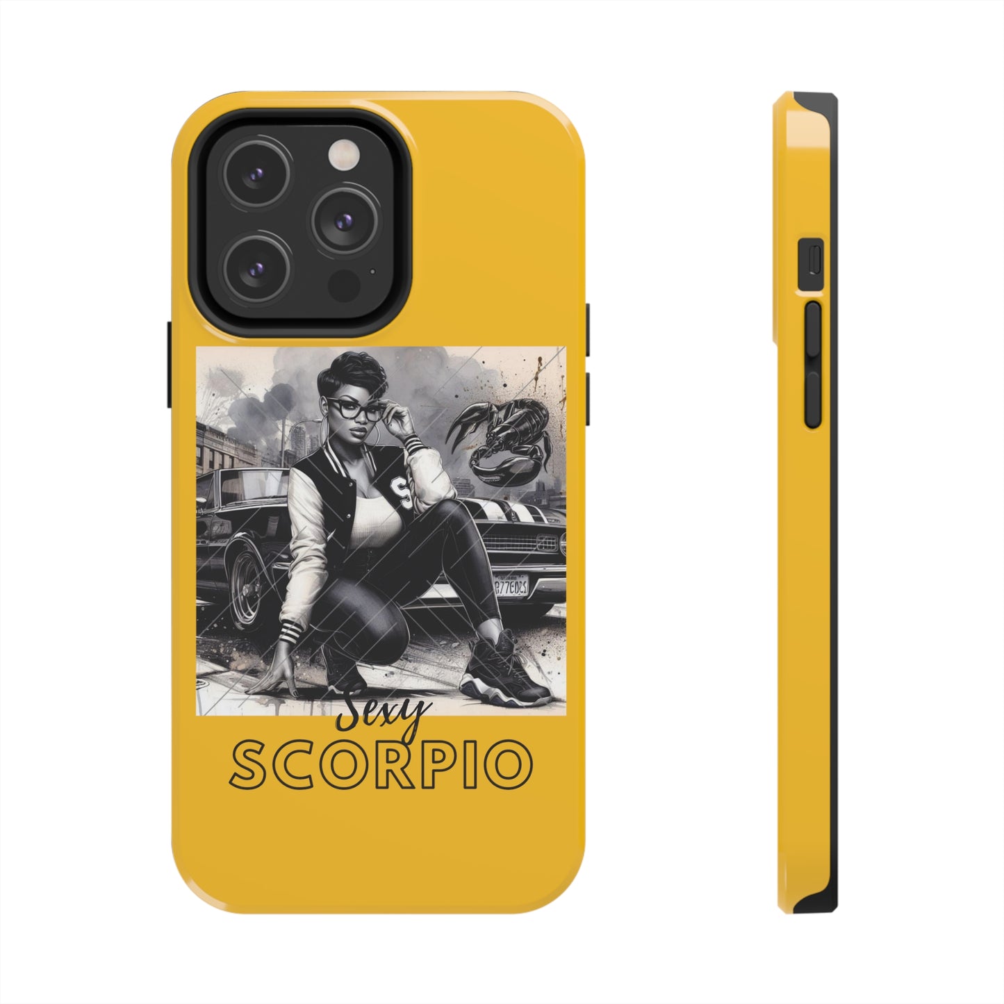 Scorpio Yellow Tough Phone Cases - Phone Case