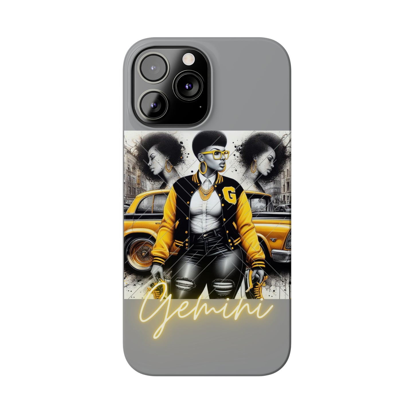 Gemini Grey Phone Cases - Phone Case