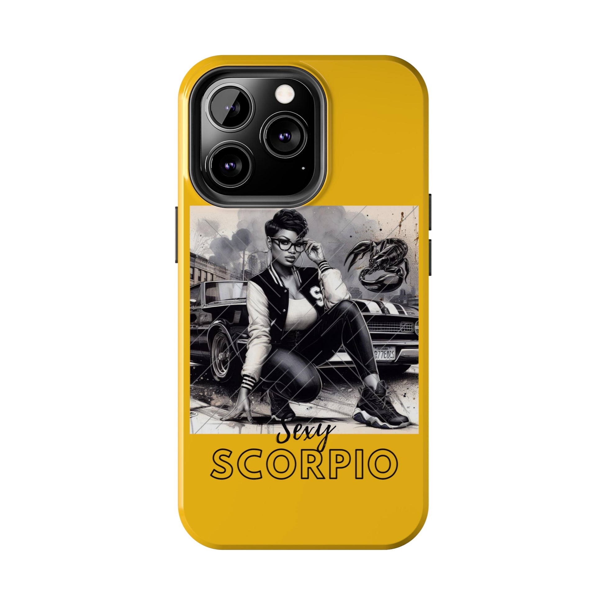 Scorpio Yellow Tough Phone Cases - Phone Case