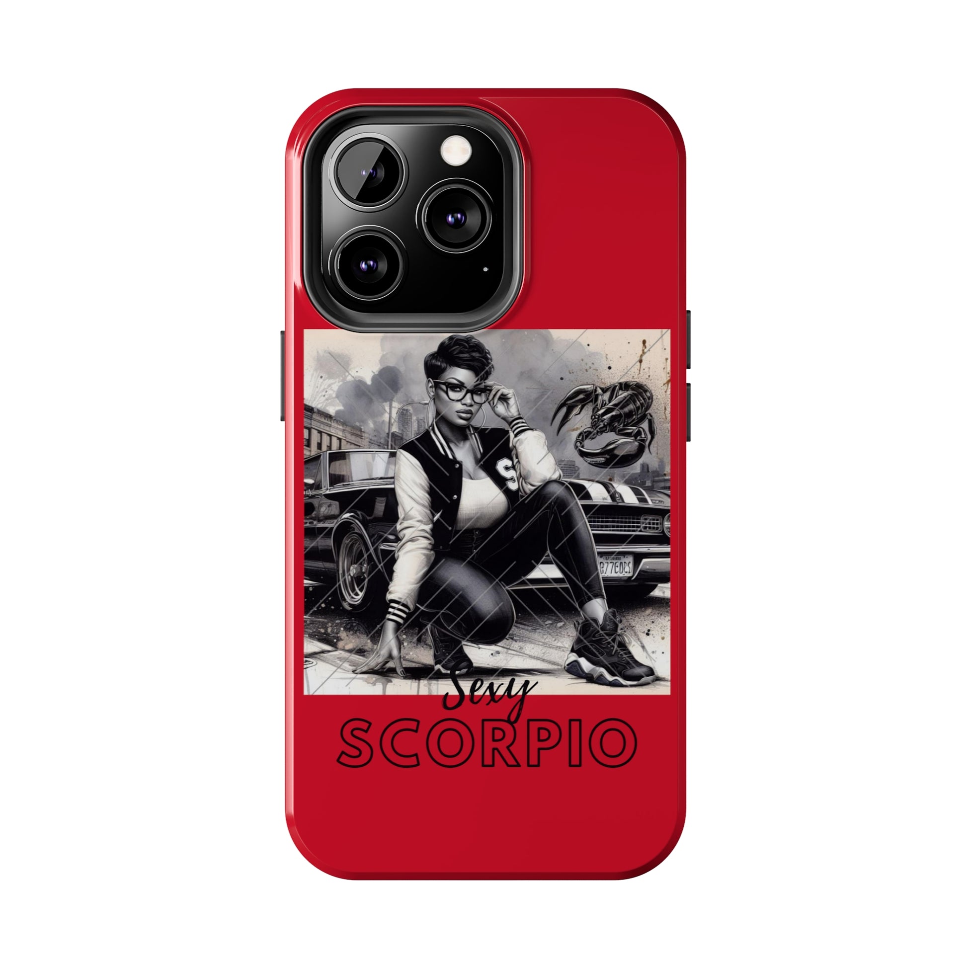 Scorpio Red Tough Phone Cases - Phone Case