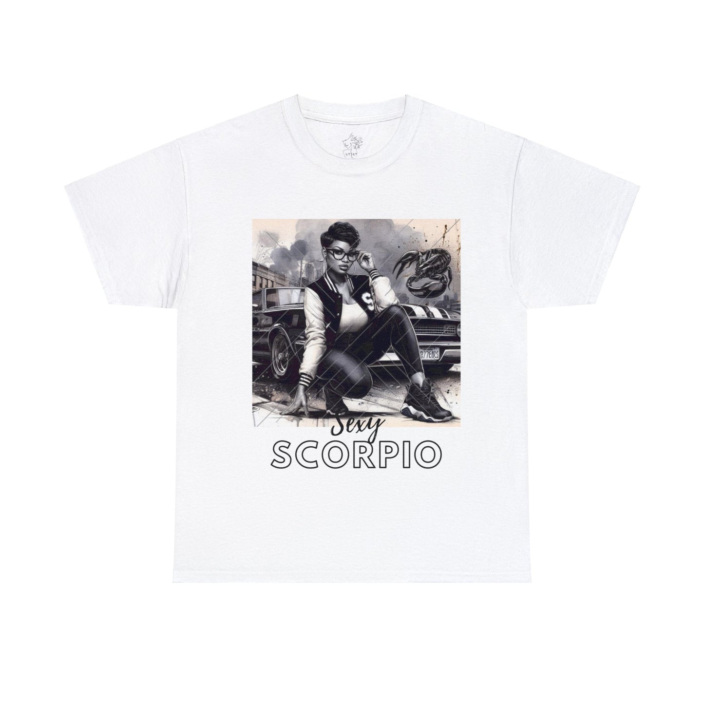 Sexy Scorpio Unisex Heavy Cotton Tee - White / S - T-Shirt