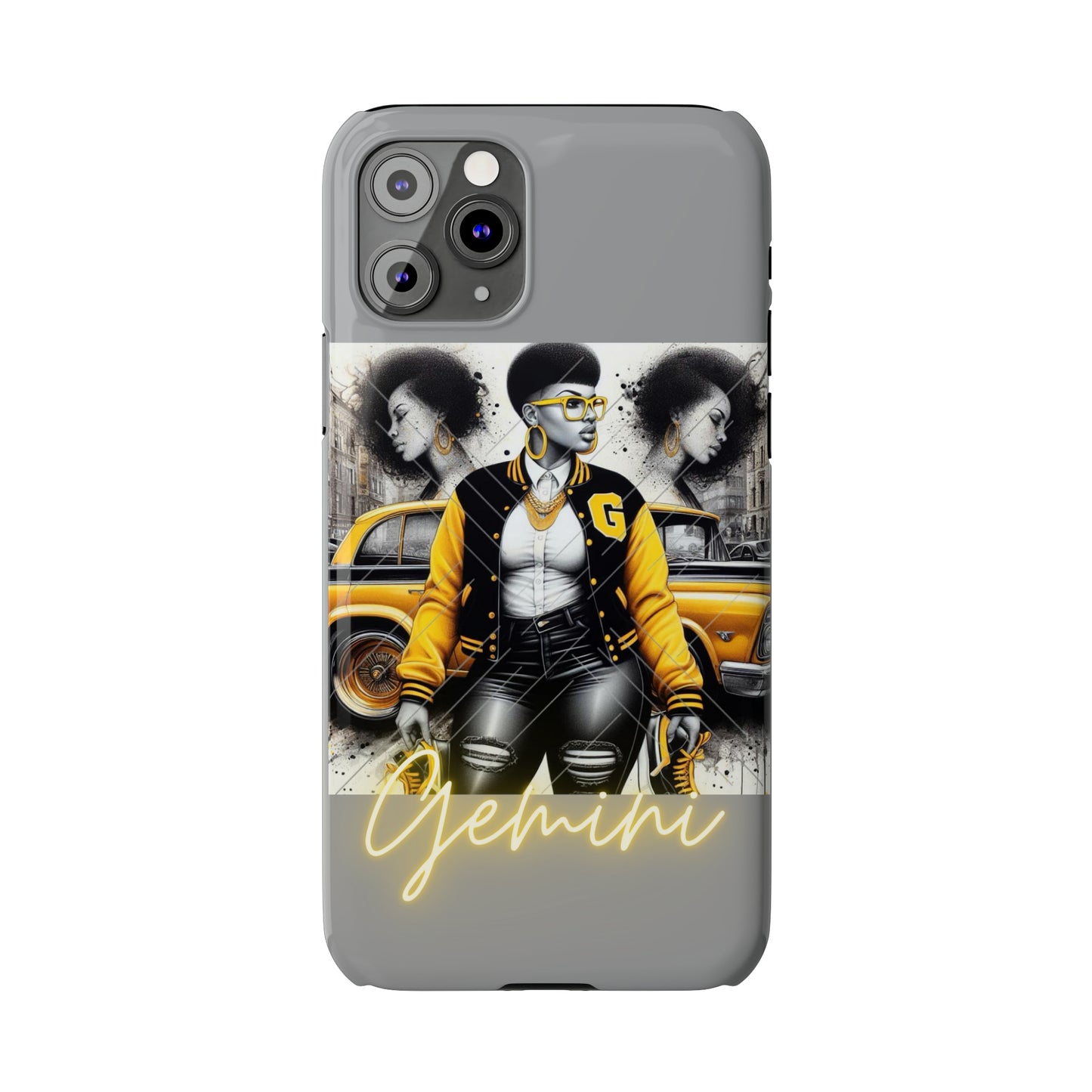 Gemini Grey Phone Cases - Phone Case