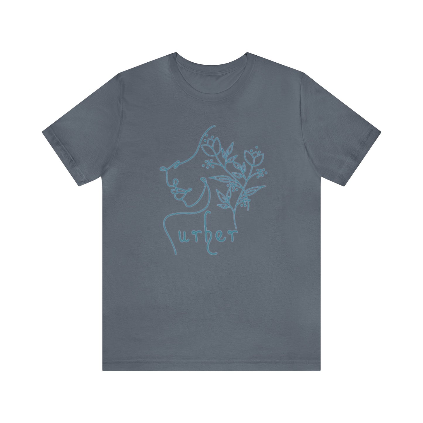 URHER Sleeve Tee - Steel Blue / S - T-Shirt