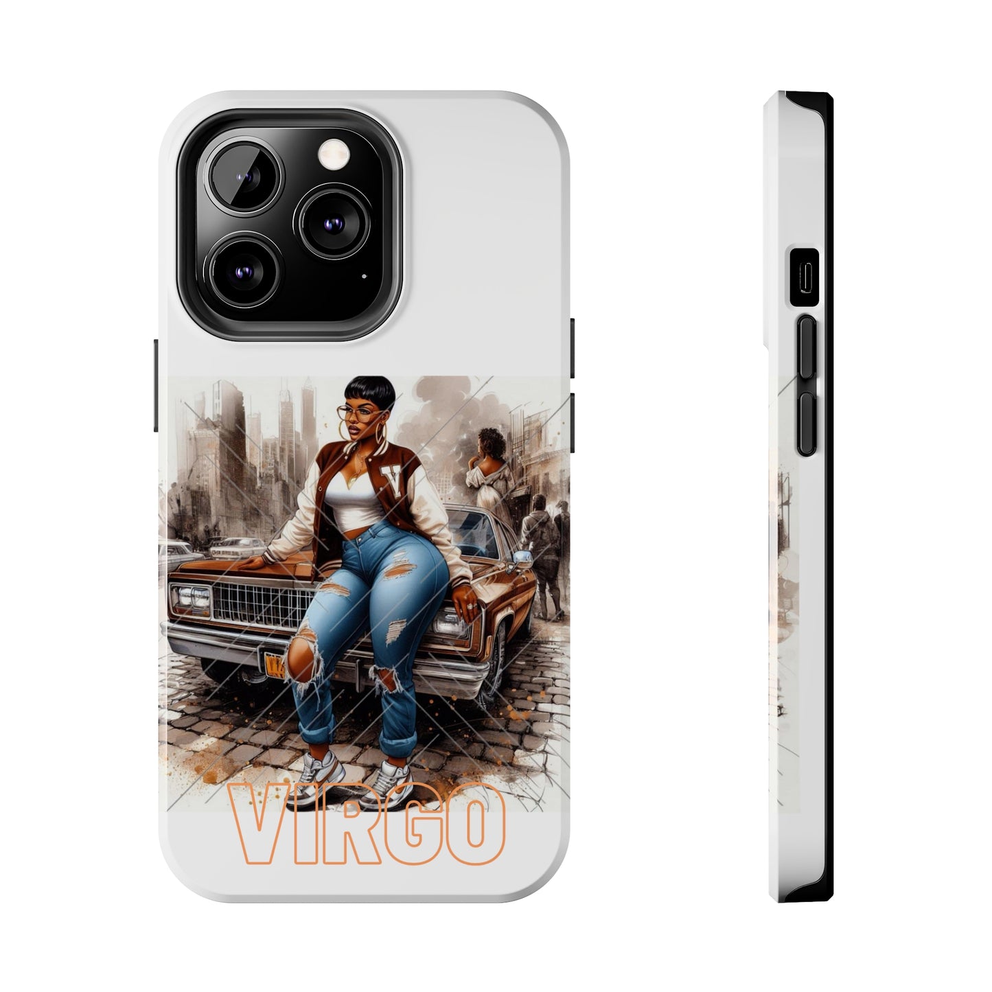 Virgo White Tough Phone Cases - iPhone 13 Pro - Phone Case