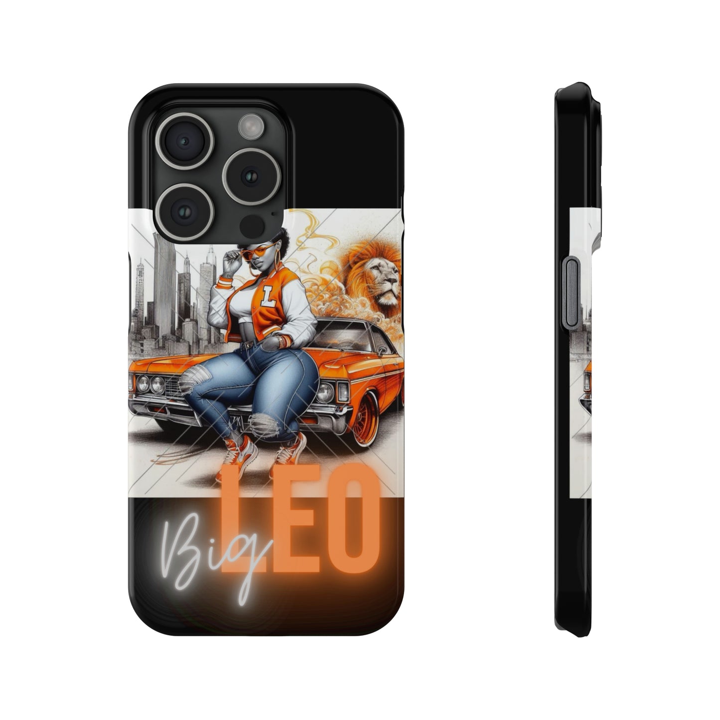 Leo Blk Phone Cases - iPhone 15 Pro - Phone Case