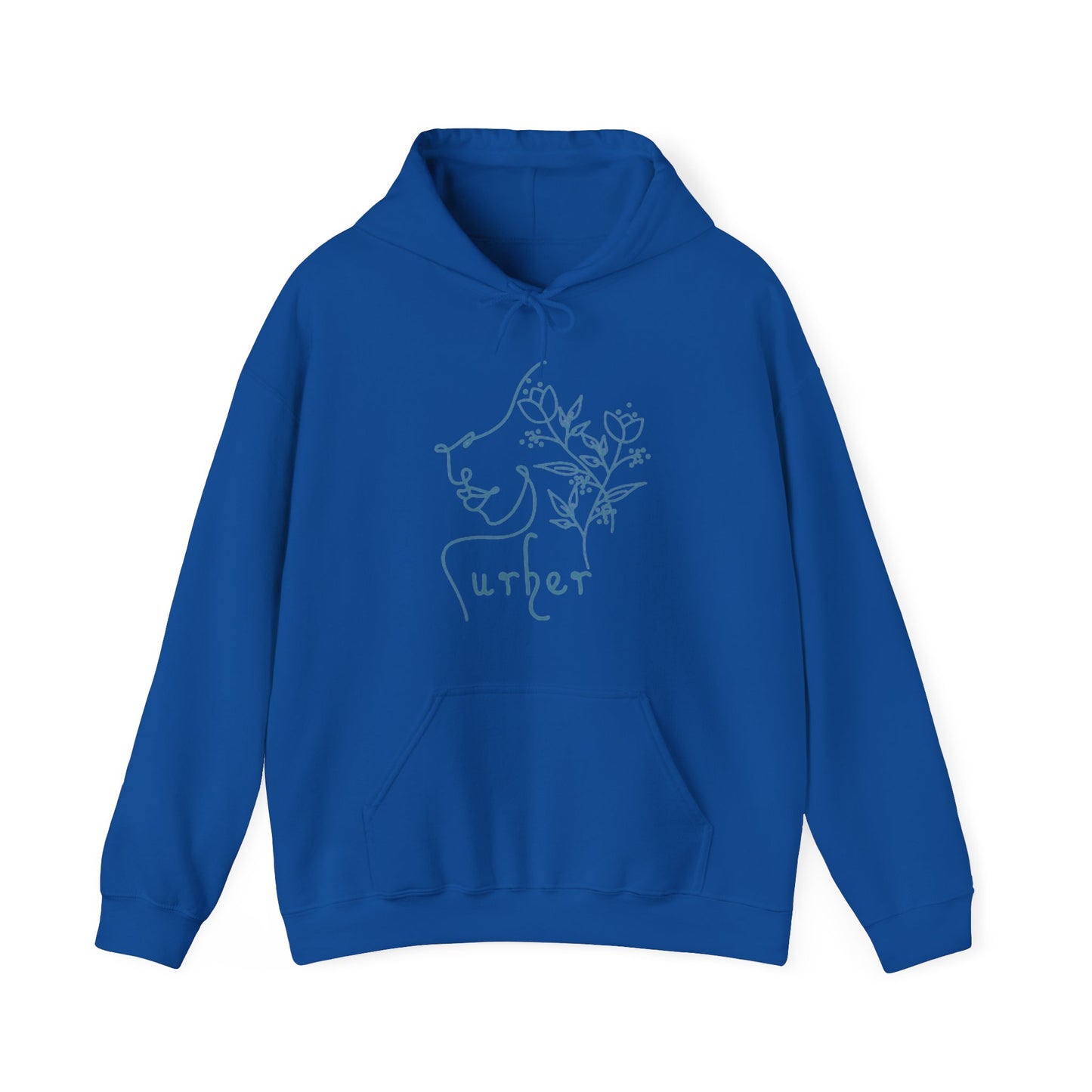 URHER Teal Hoodie - Royal / S - Hoodie