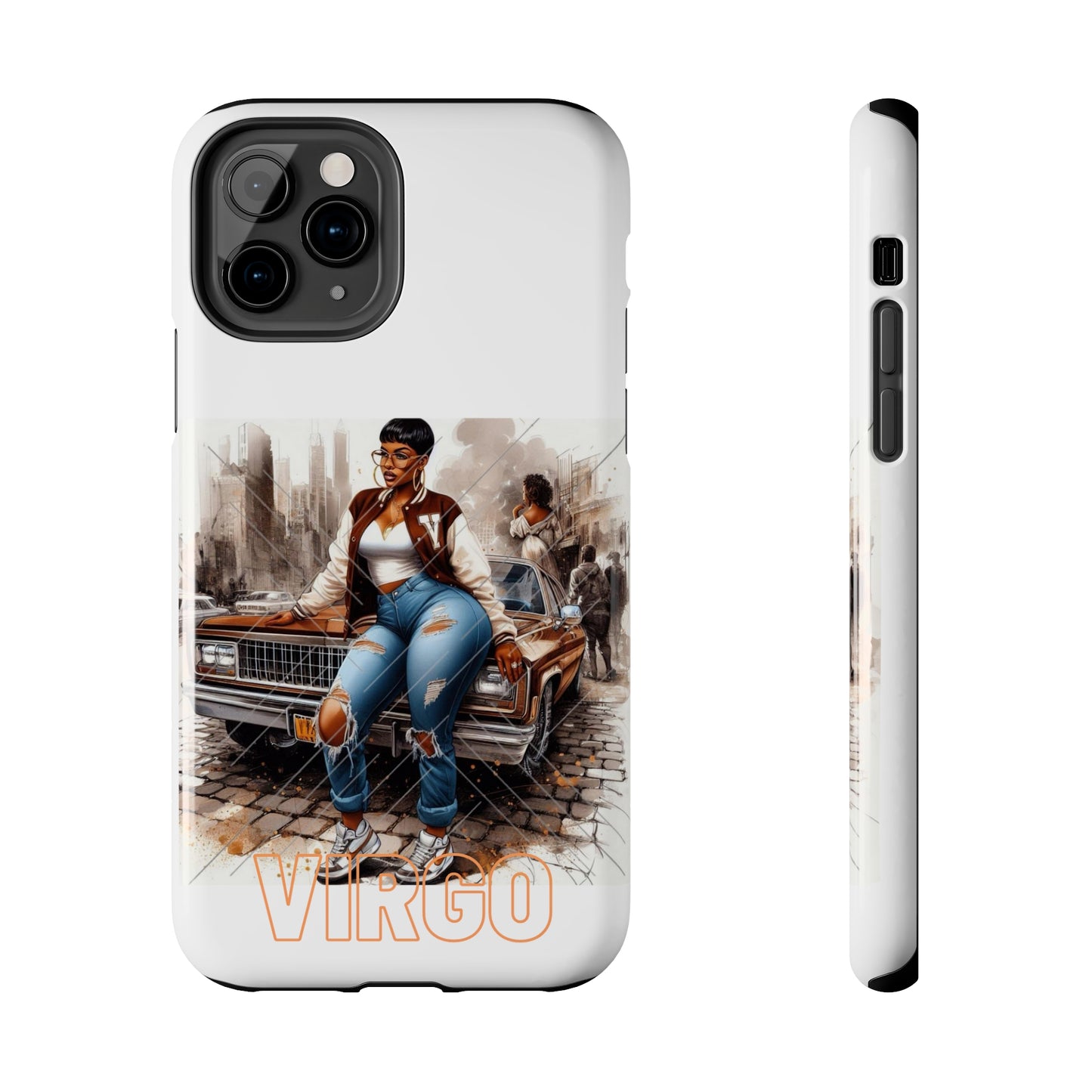 Virgo White Tough Phone Cases - iPhone 11 Pro - Phone Case