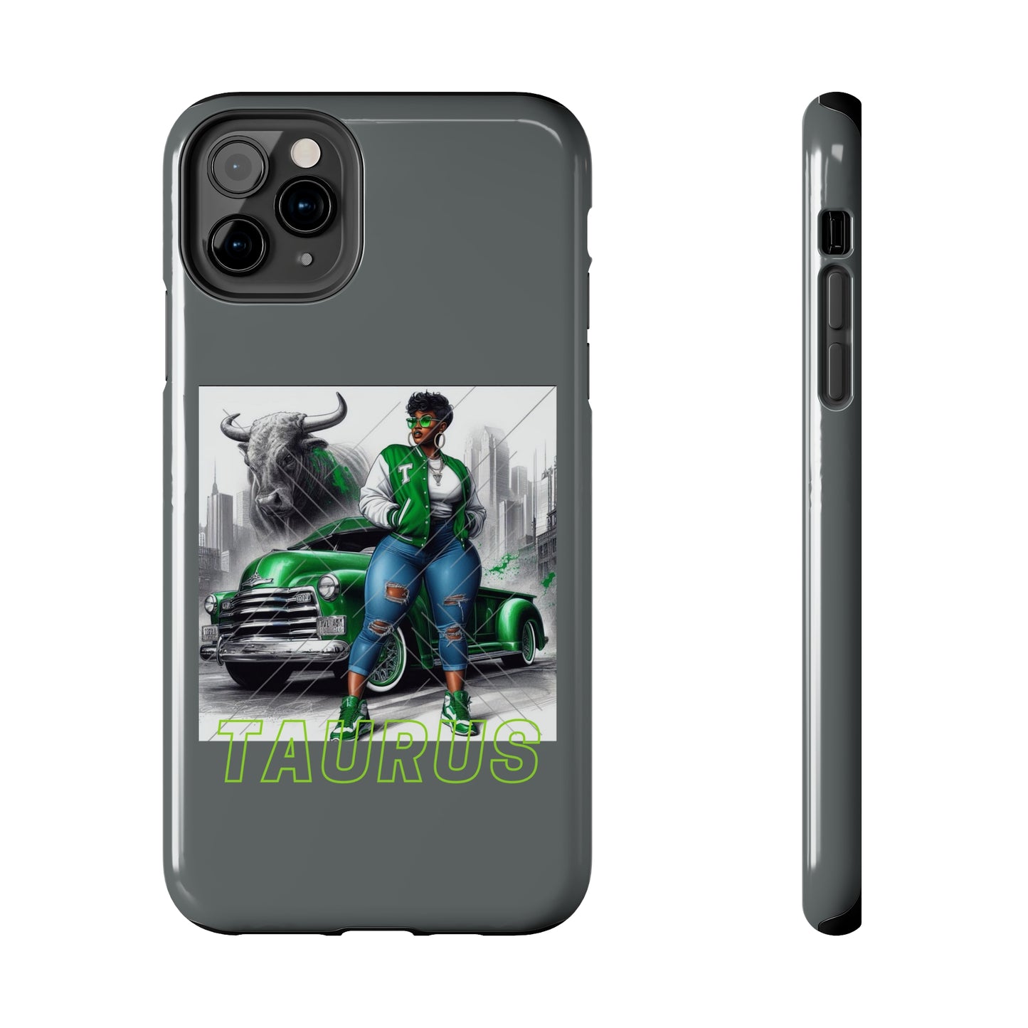 Taurus Grey Tough Phone Cases - iPhone 11 Pro Max - Phone Case