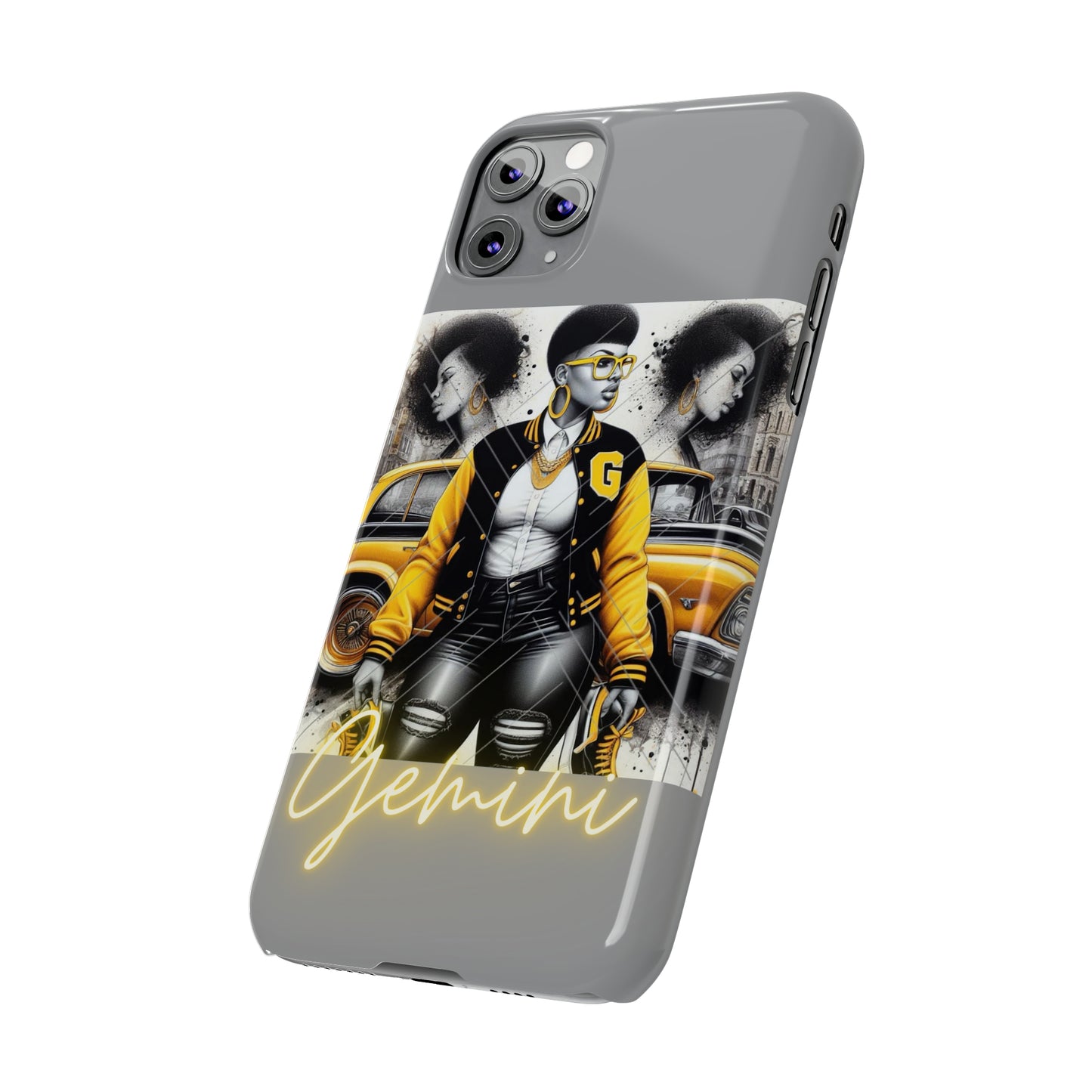 Gemini Grey Phone Cases - Phone Case