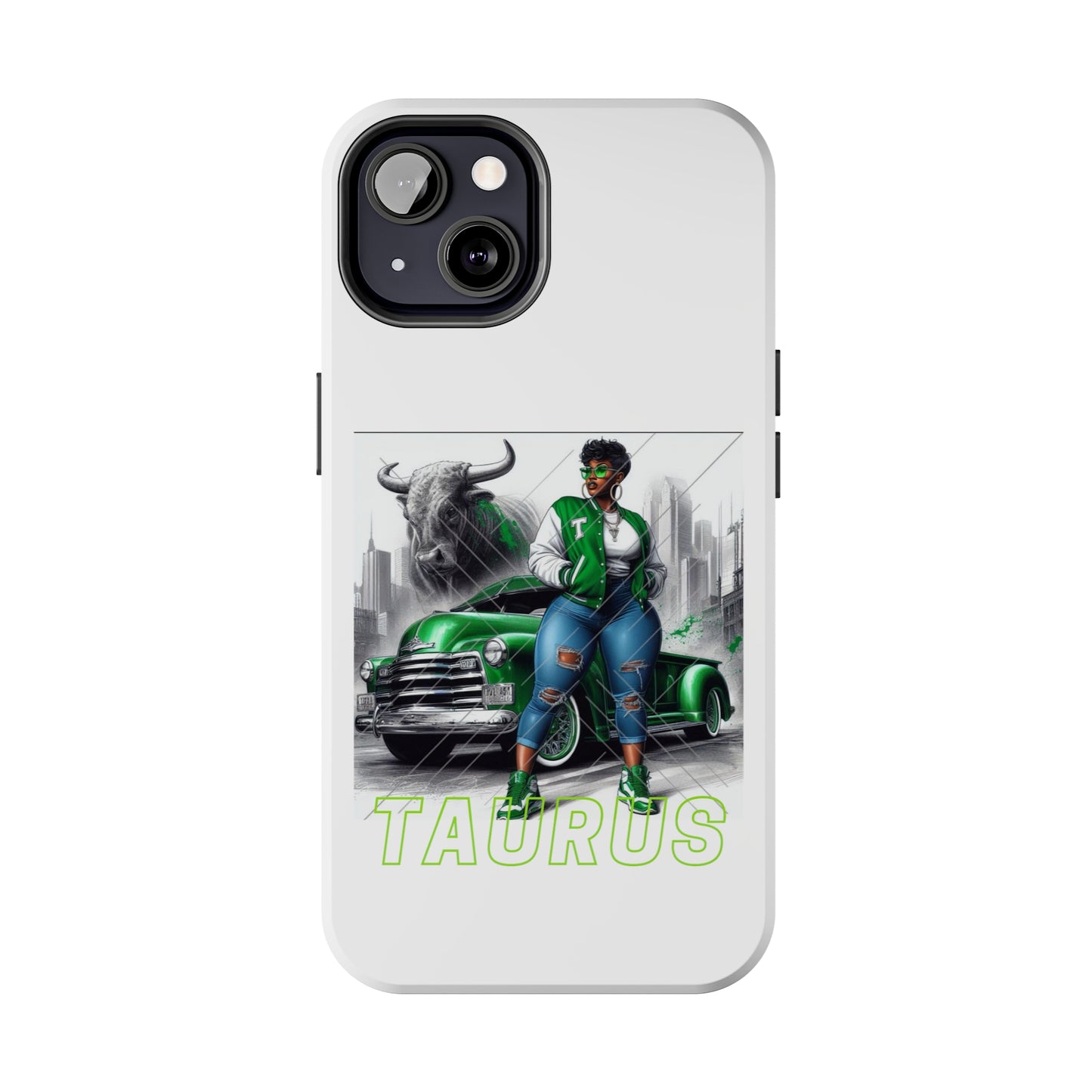 Taurus White Tough Phone Cases - Phone Case