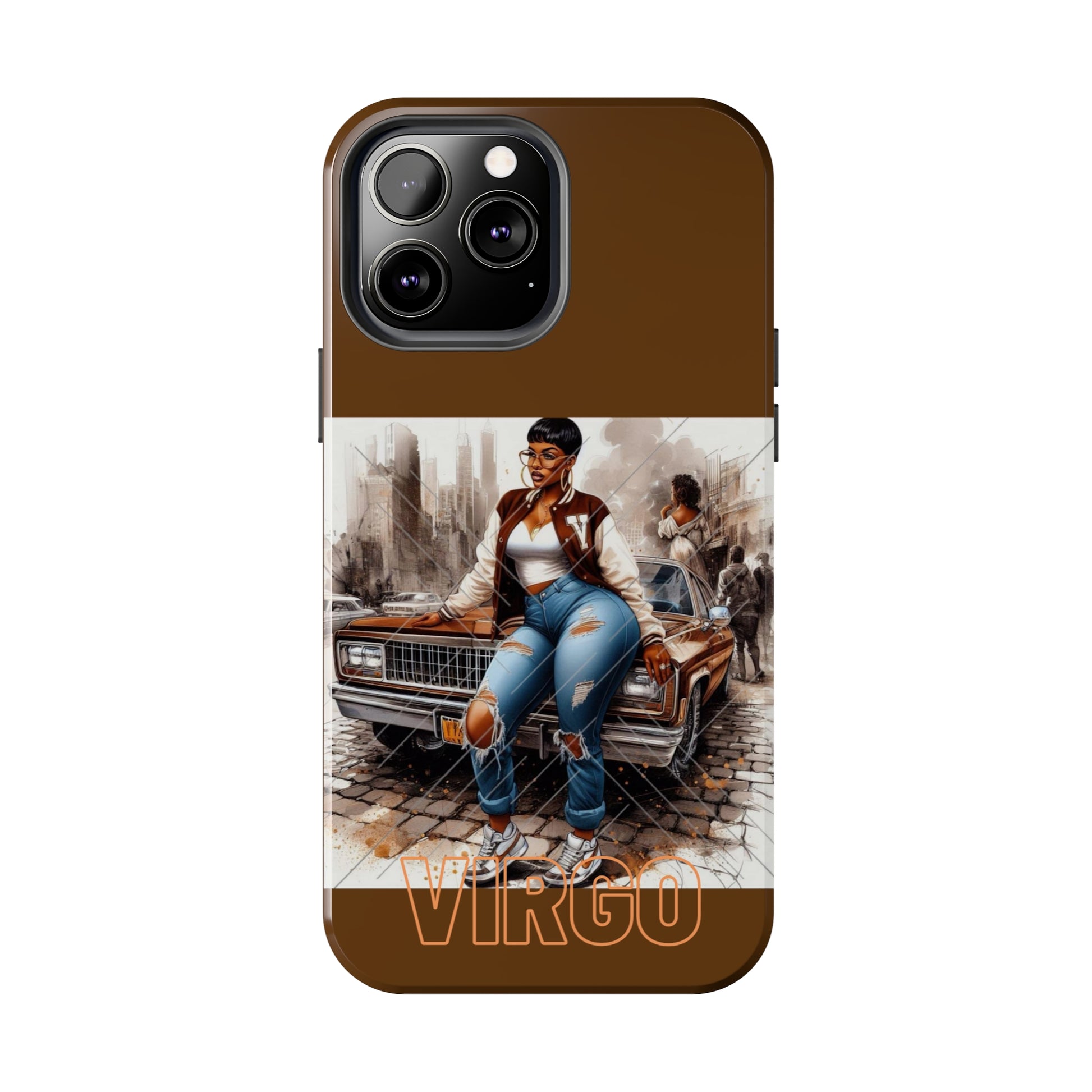 Virgo Brown Tough Phone Cases - Phone Case