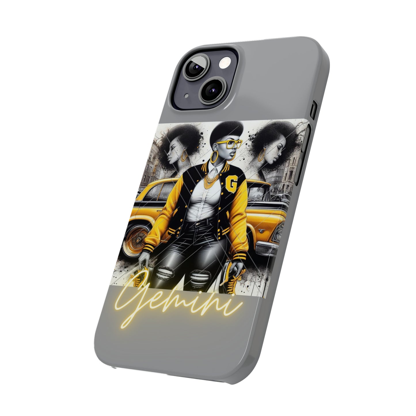 Gemini Grey Phone Cases - Phone Case