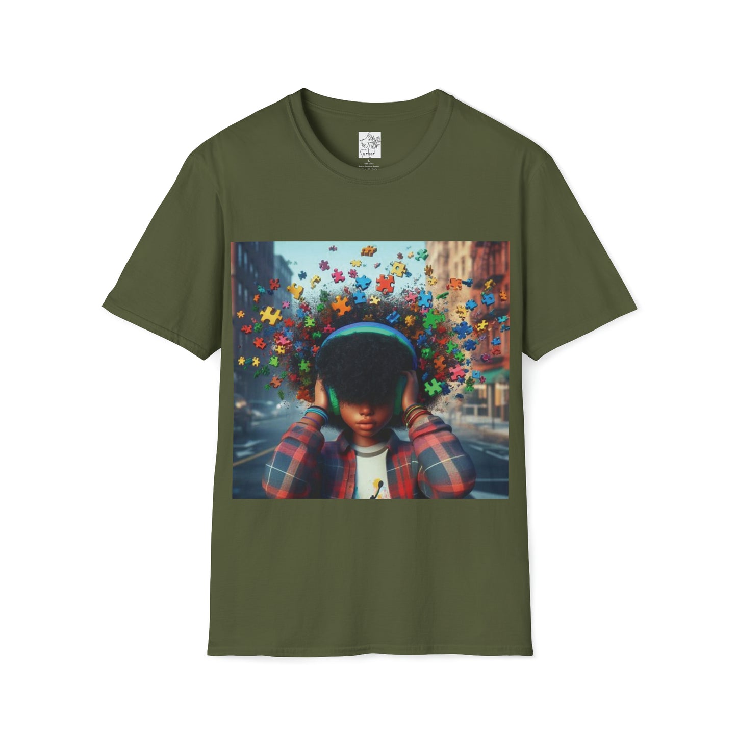 Autism Tee - Military Green / S - T-Shirt