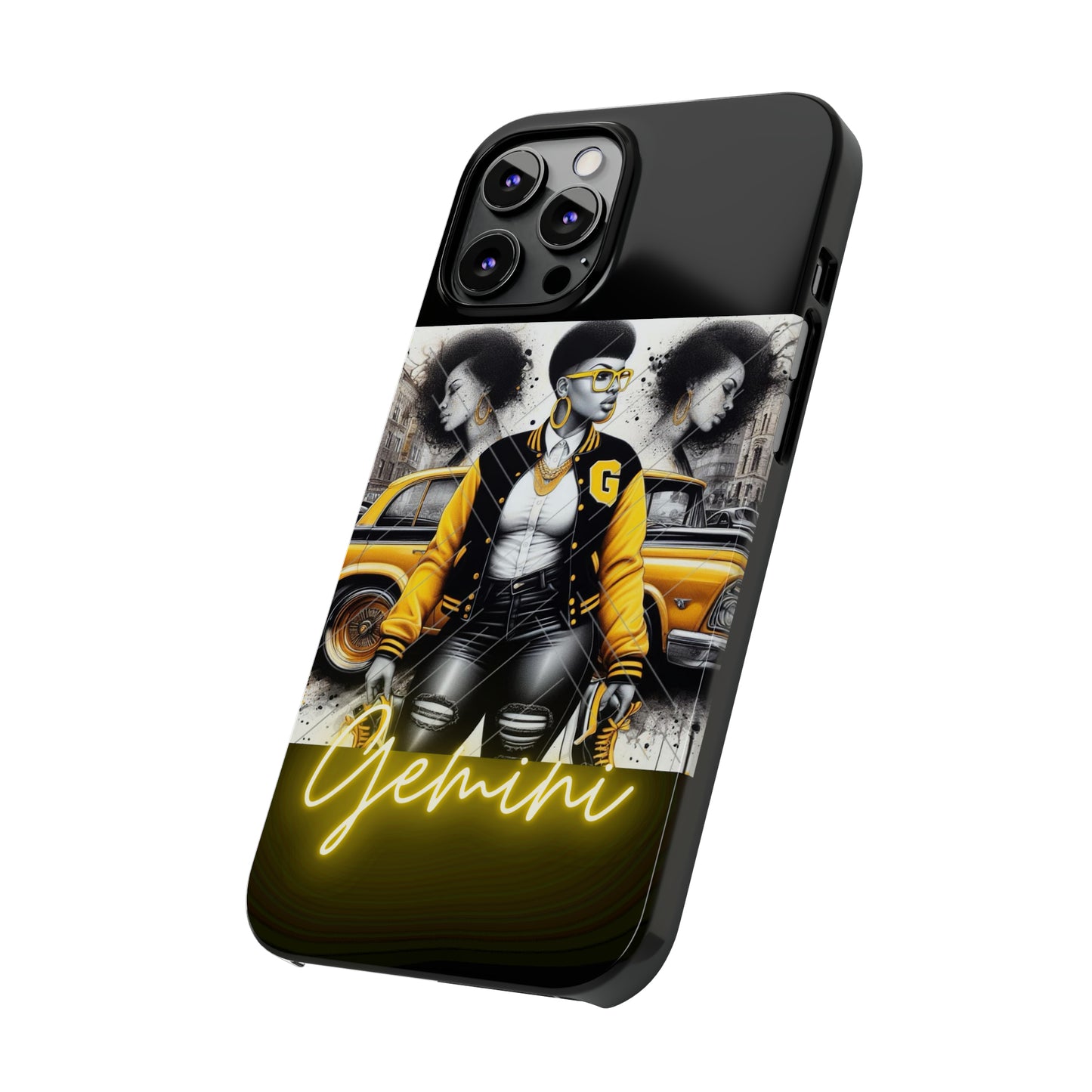 Gemini blk Phone Cases - Phone Case