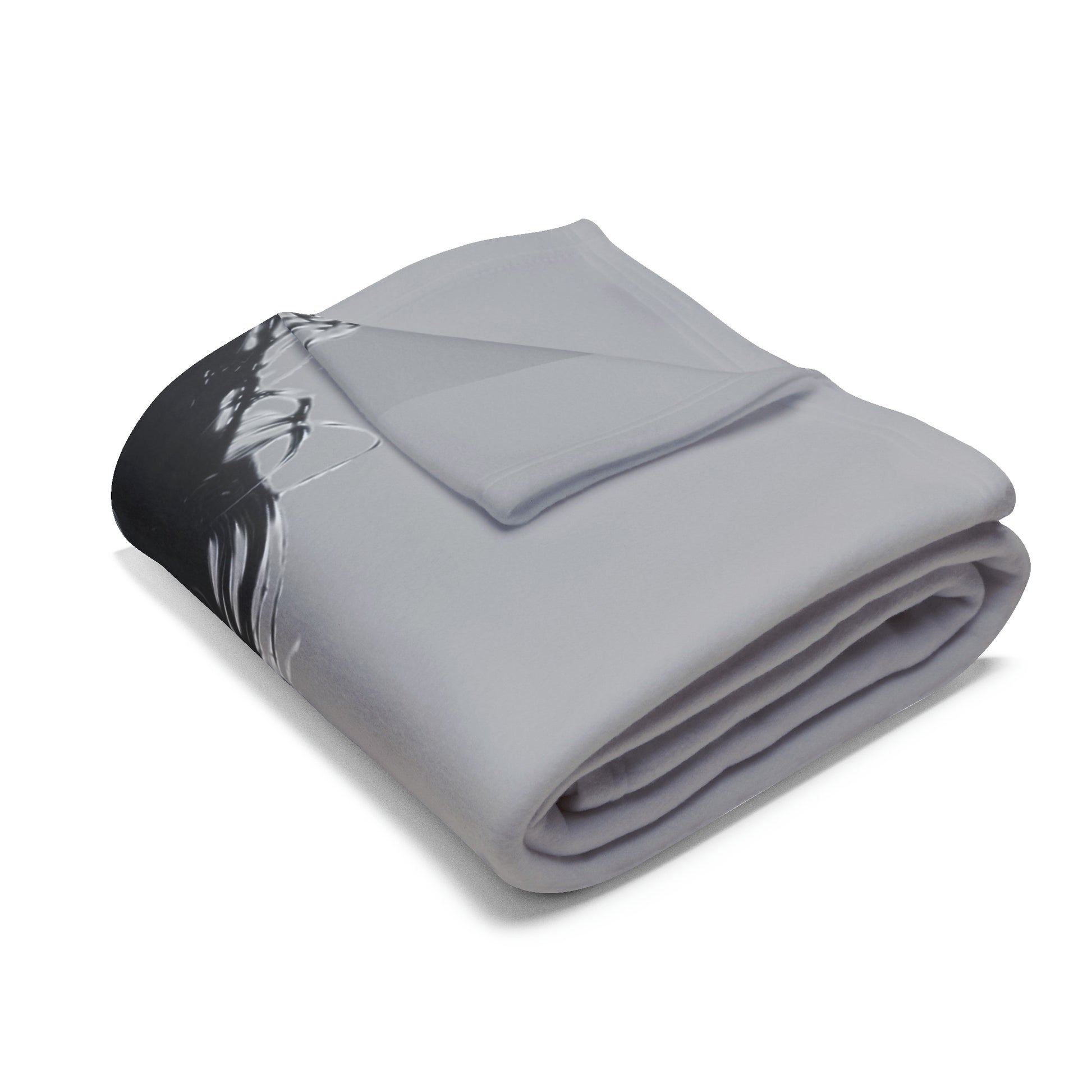 Be Bold Grey Arctic Fleece Blanket - Home Decor