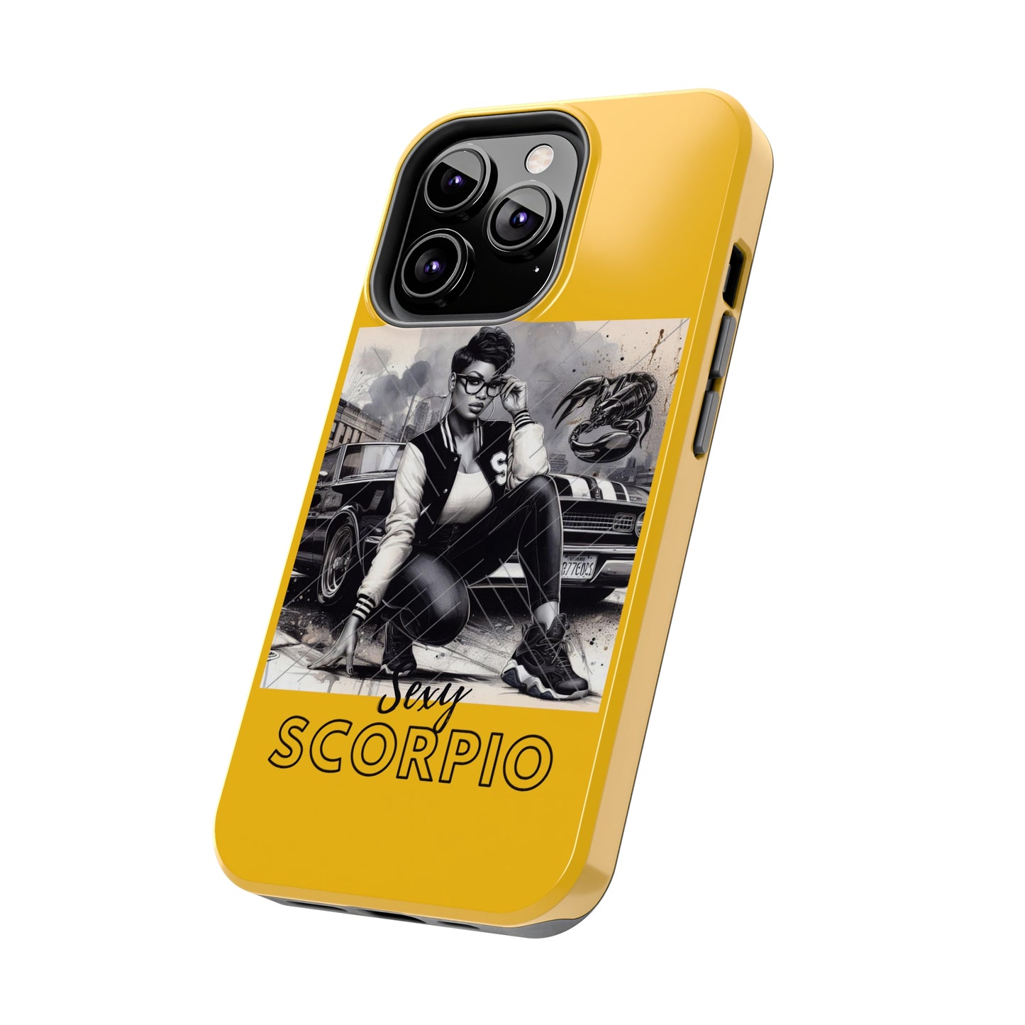 Scorpio Yellow Tough Phone Cases - Phone Case