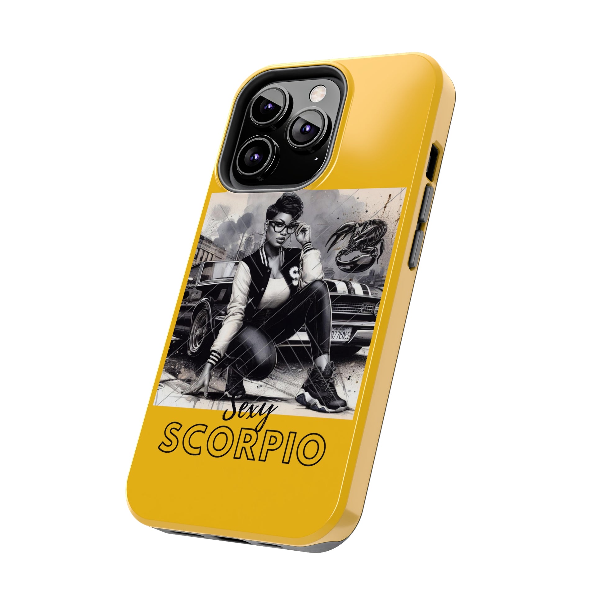 Scorpio Yellow Tough Phone Cases - Phone Case