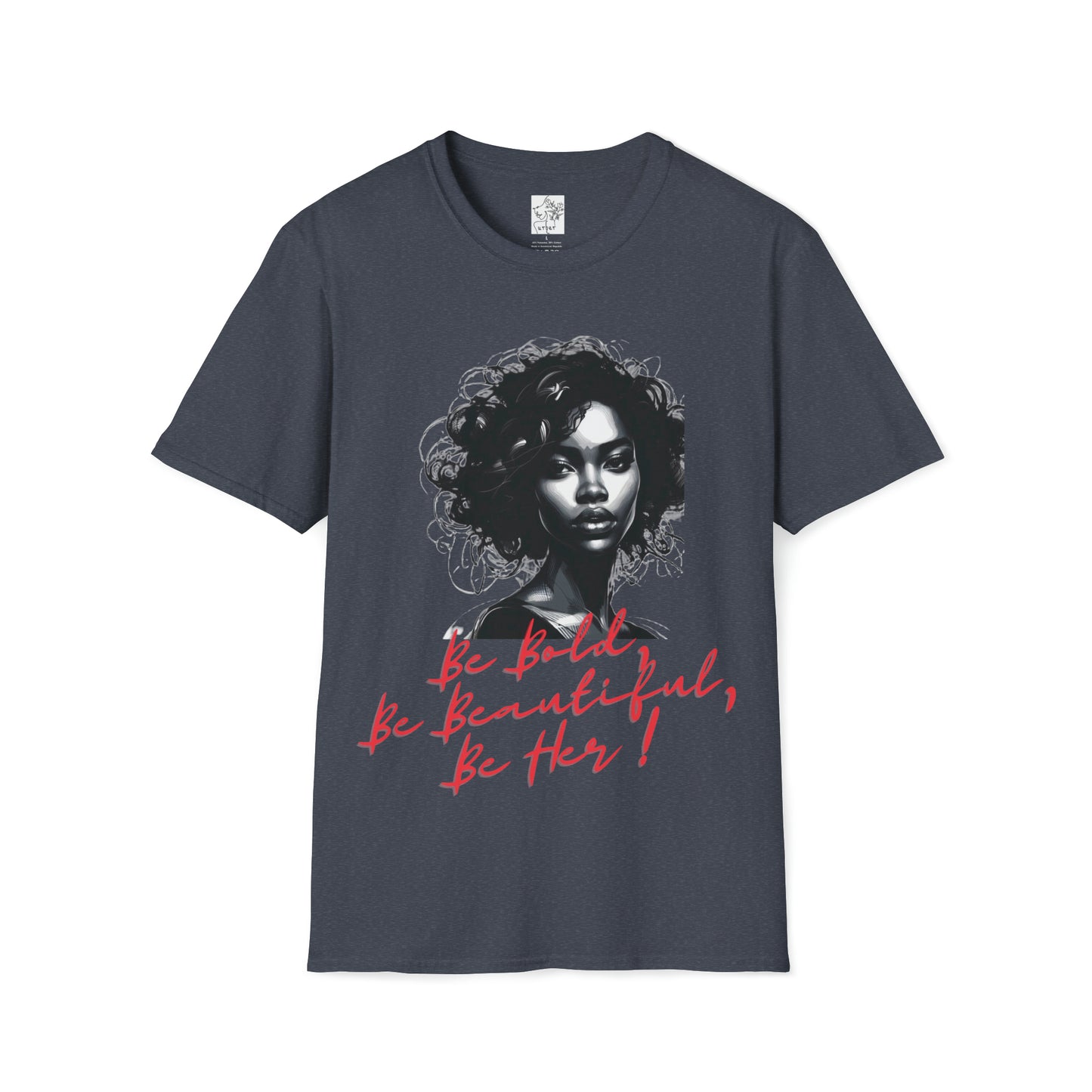 Bold Beautiful Her Red - Heather Navy / S - T-Shirt