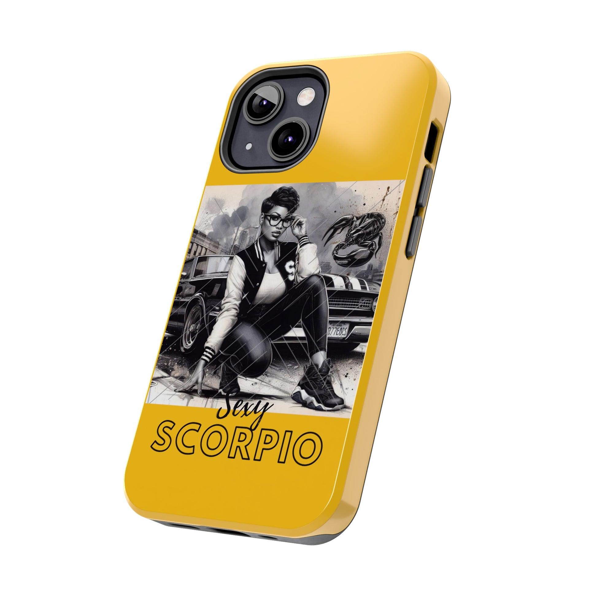 Scorpio Yellow Tough Phone Cases - Phone Case