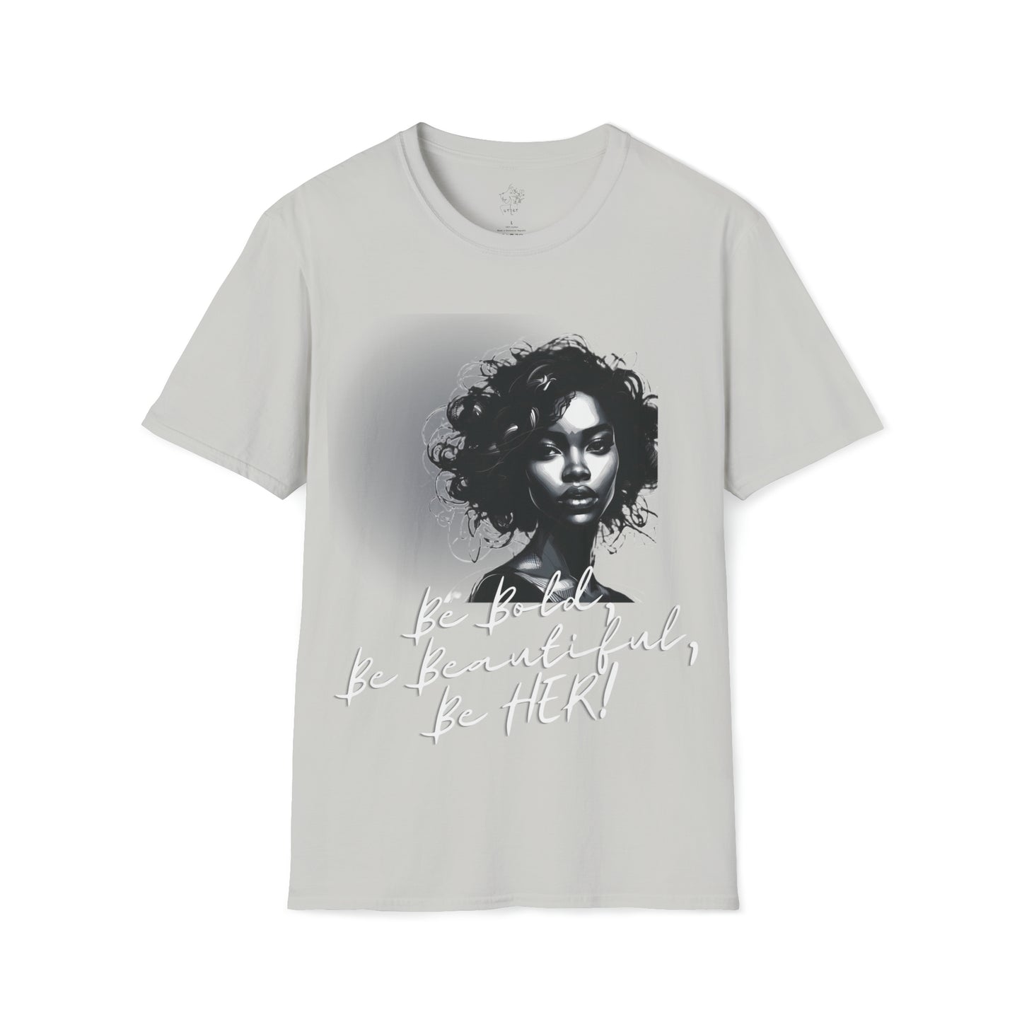 Bold Beautiful Her Blk/White - Ice Grey / S - T-Shirt