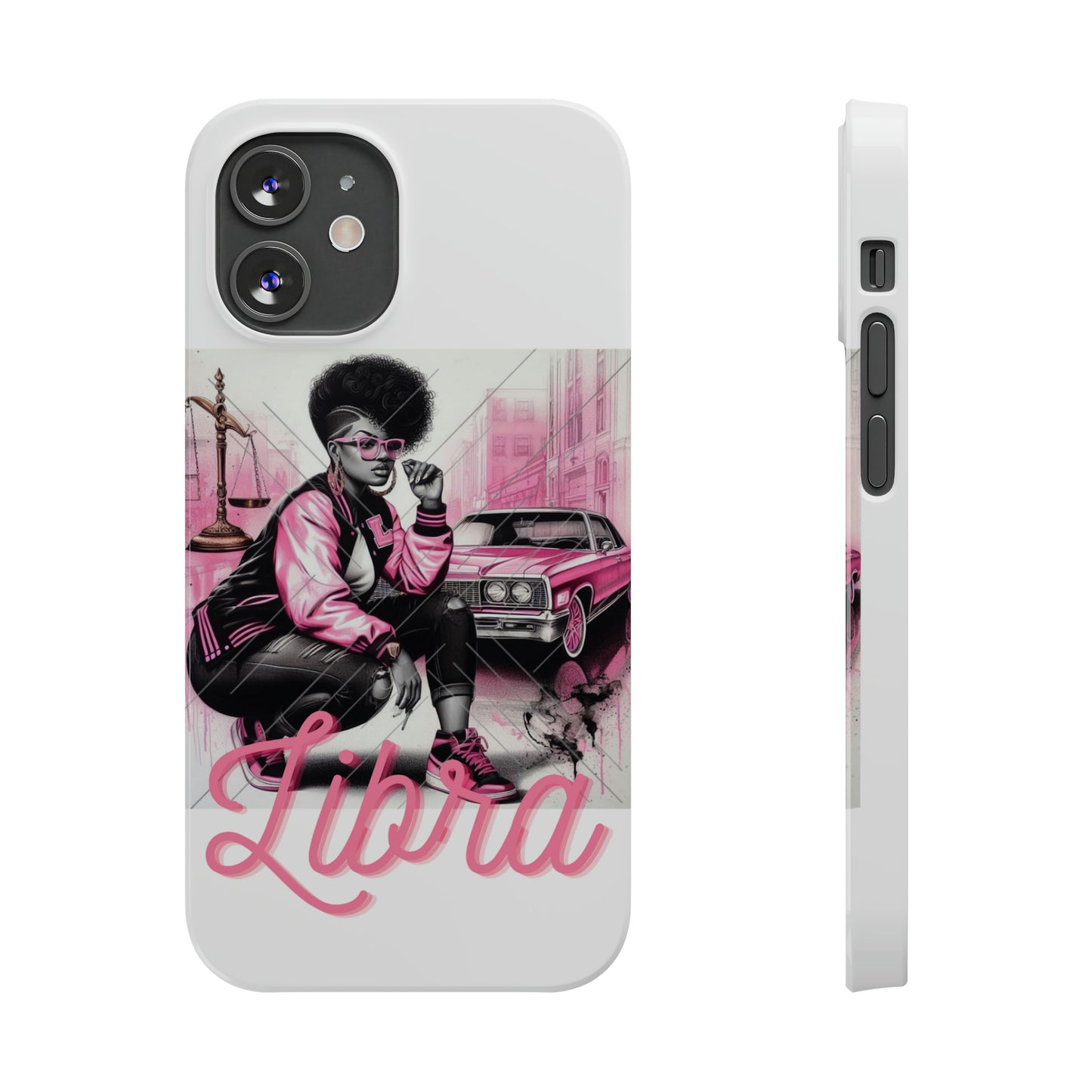 Libria White Phone Cases - iPhone 12 Mini - Phone Case