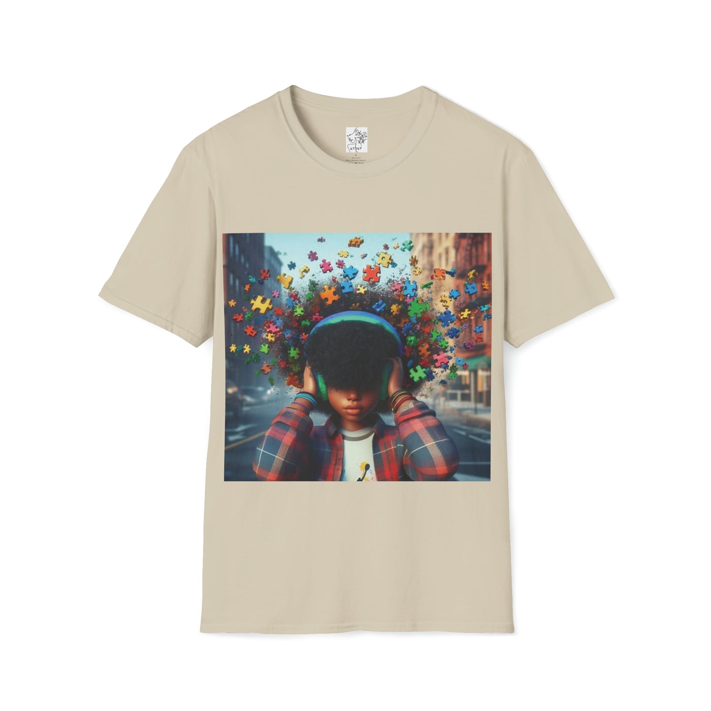 Autism Tee - Sand / S - T-Shirt