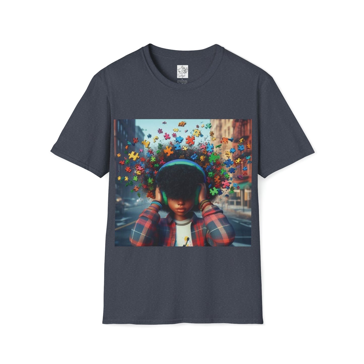 Autism Tee - Heather Navy / S - T-Shirt