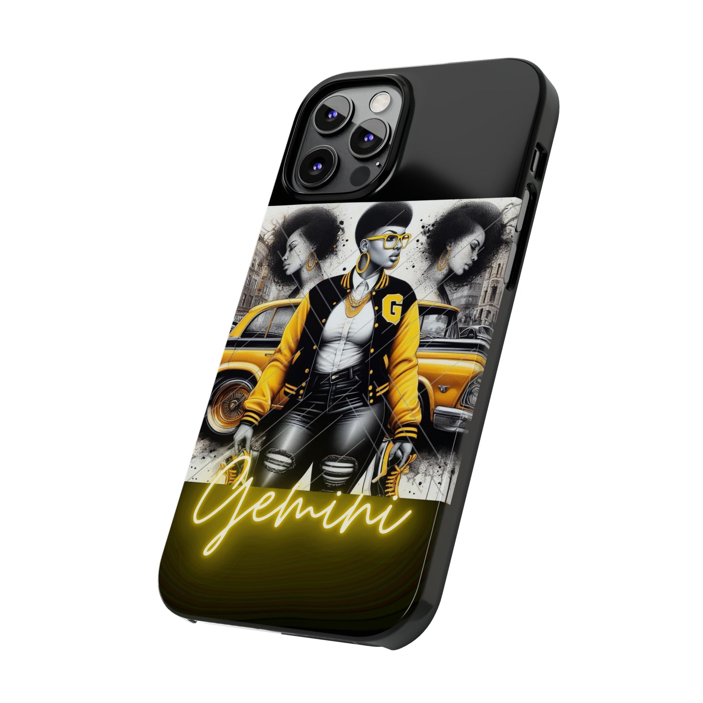 Gemini blk Phone Cases - Phone Case