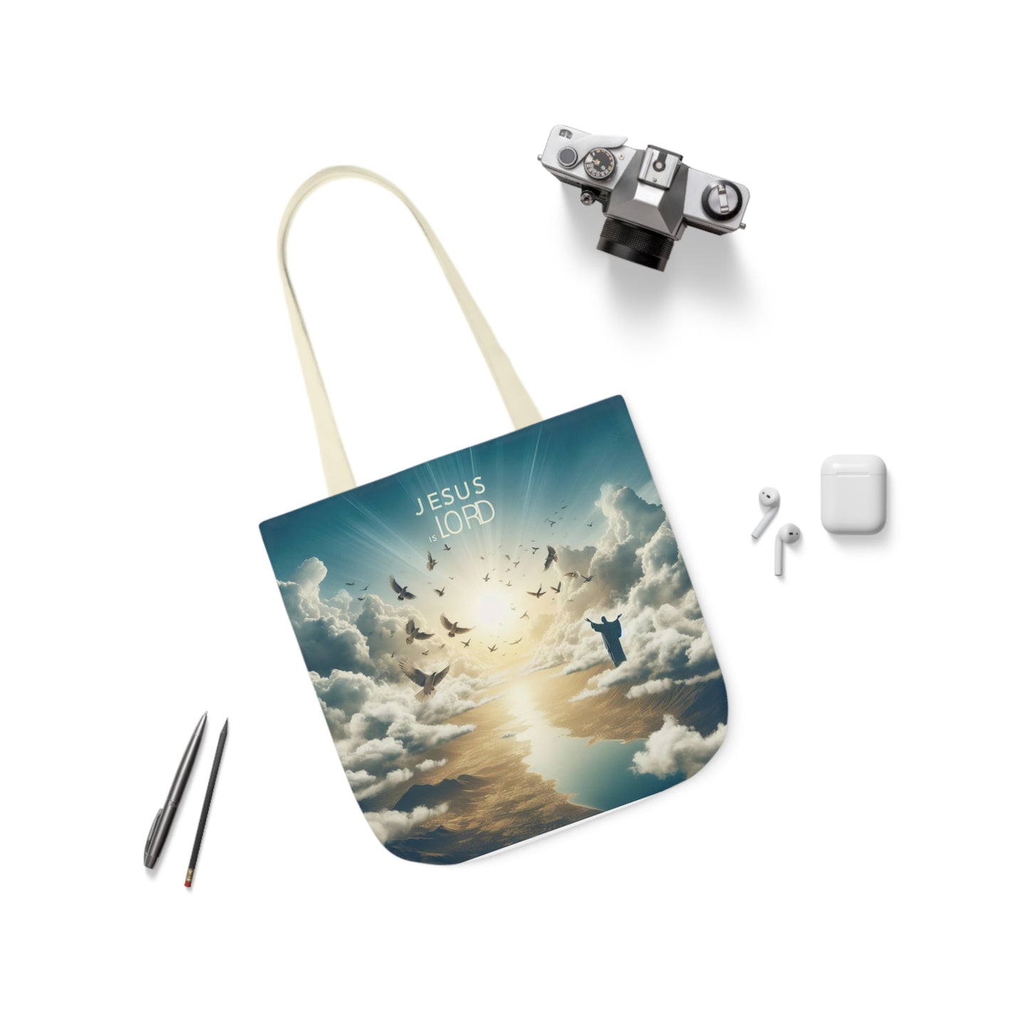 Jesus is Lord Canvas Tote Bag - Accessories