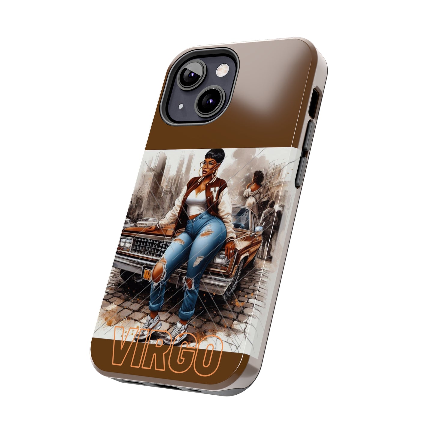 Virgo Brown Tough Phone Cases - Phone Case