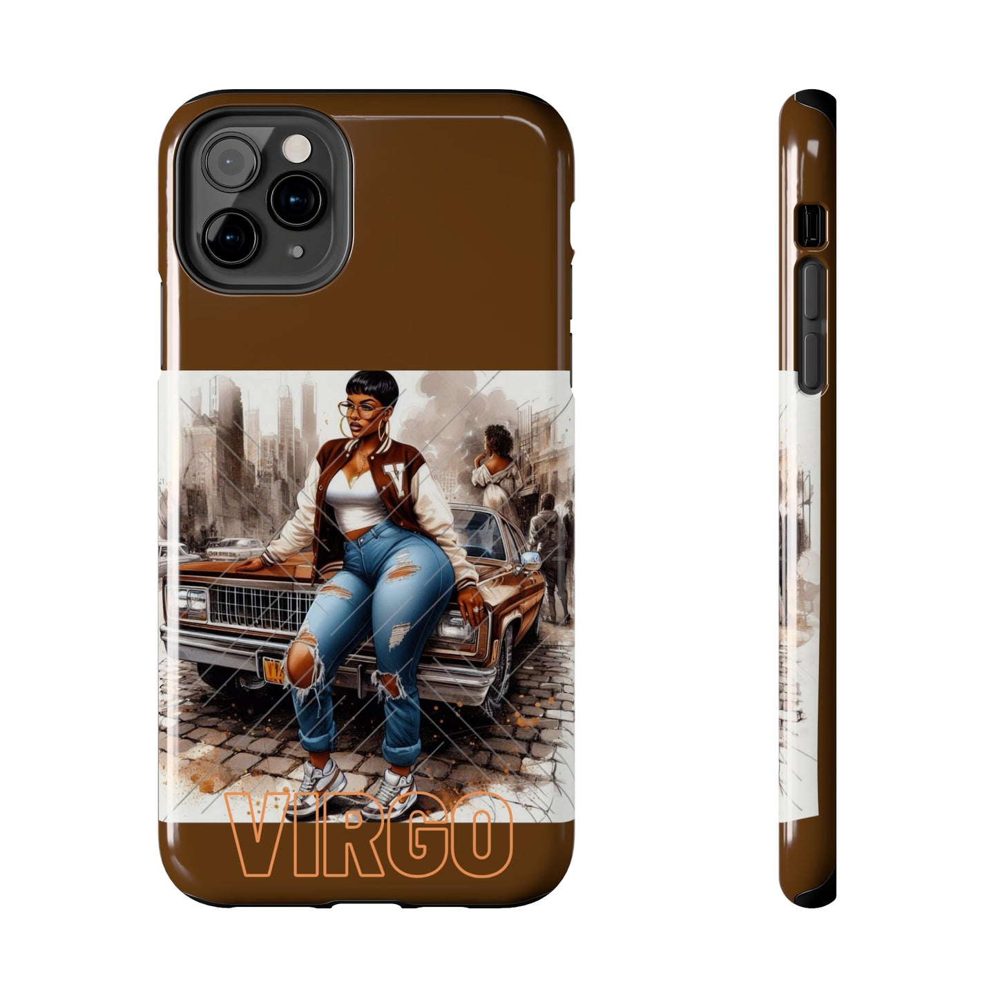 Virgo Brown Tough Phone Cases - iPhone 11 Pro Max - Phone Case