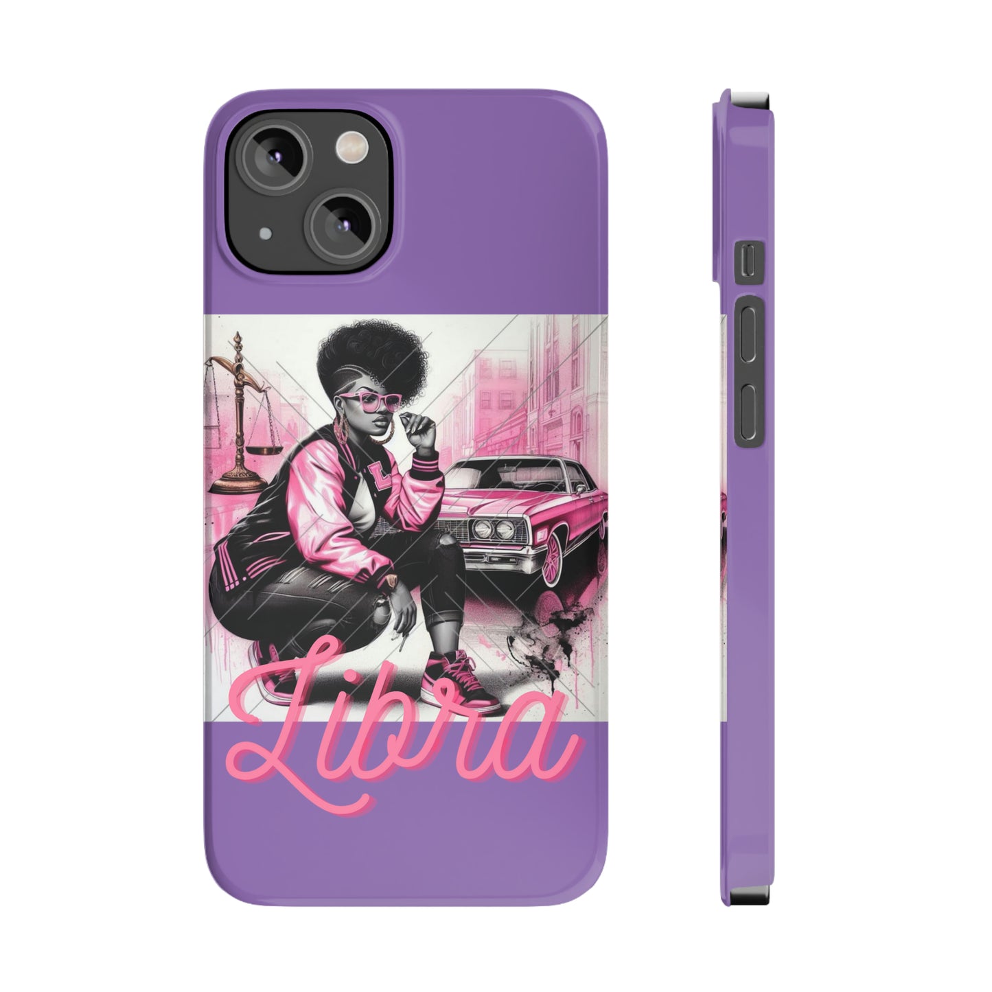 Libria Purple Phone Cases - iPhone 14 - Phone Case