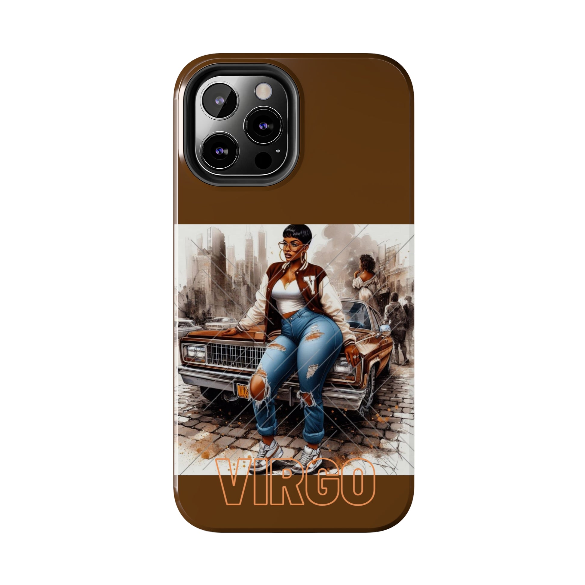 Virgo Brown Tough Phone Cases - Phone Case