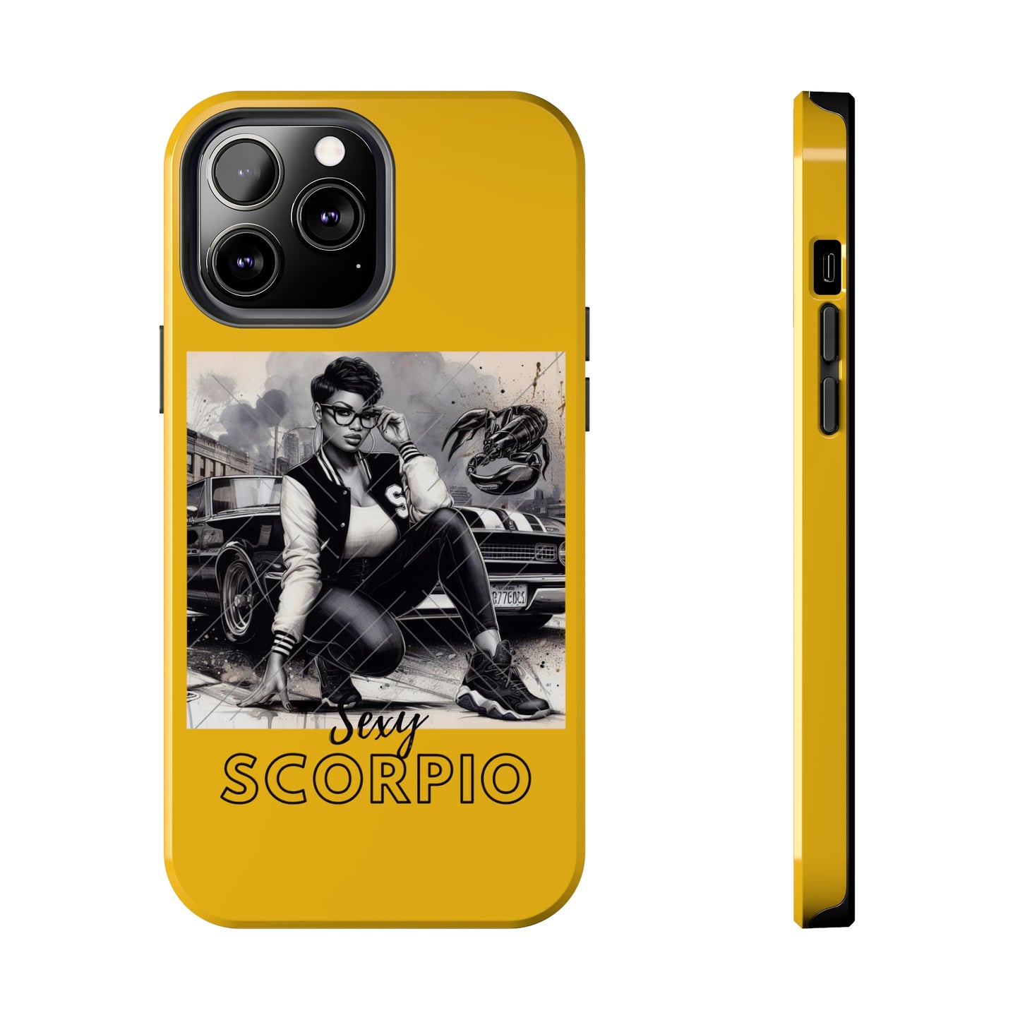 Scorpio Yellow Tough Phone Cases - Phone Case