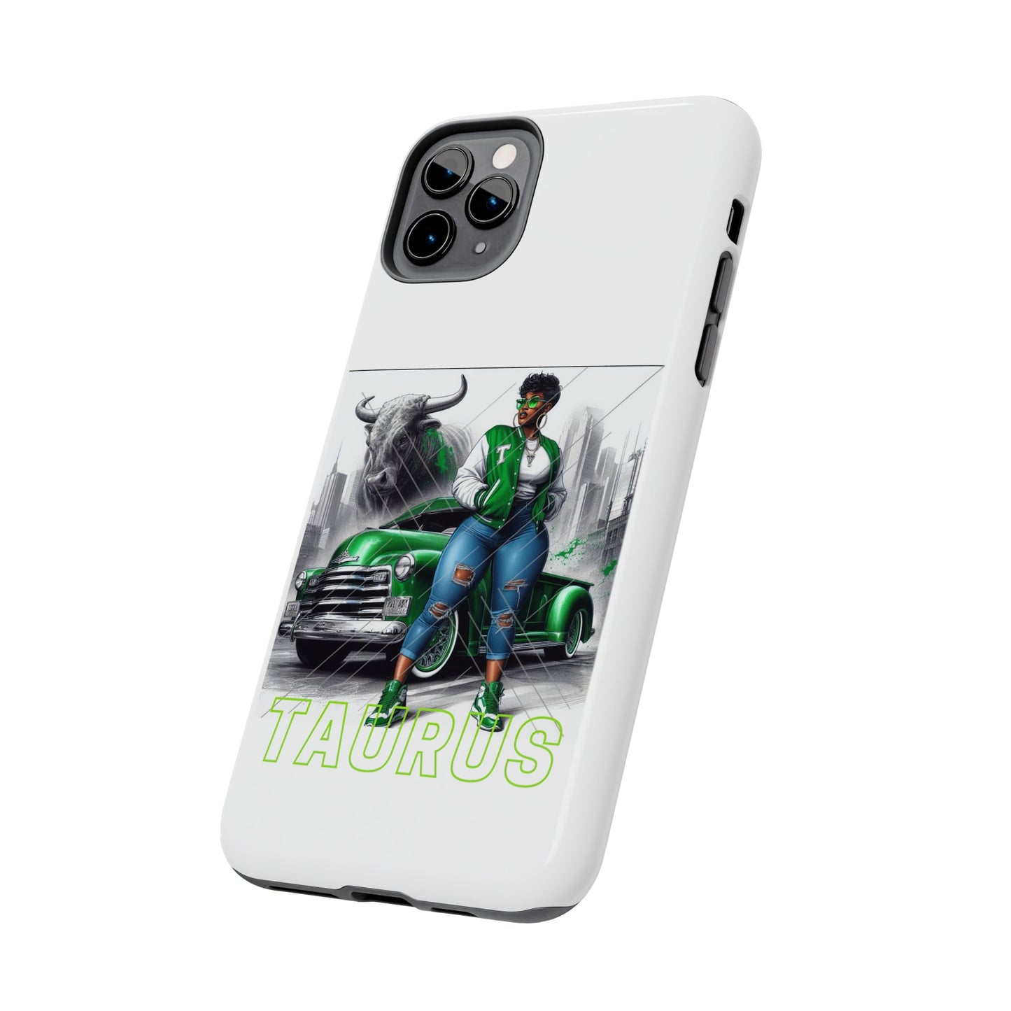 Taurus White Tough Phone Cases - Phone Case