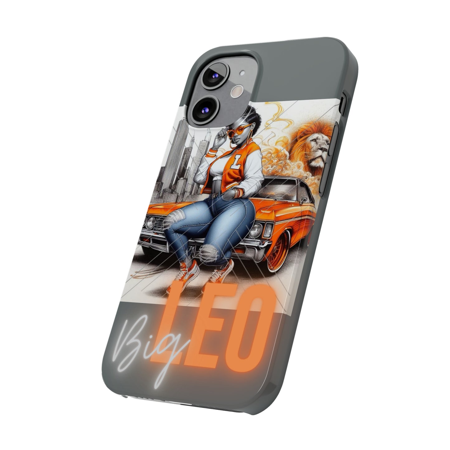 Leo Grey Phone Cases - Phone Case