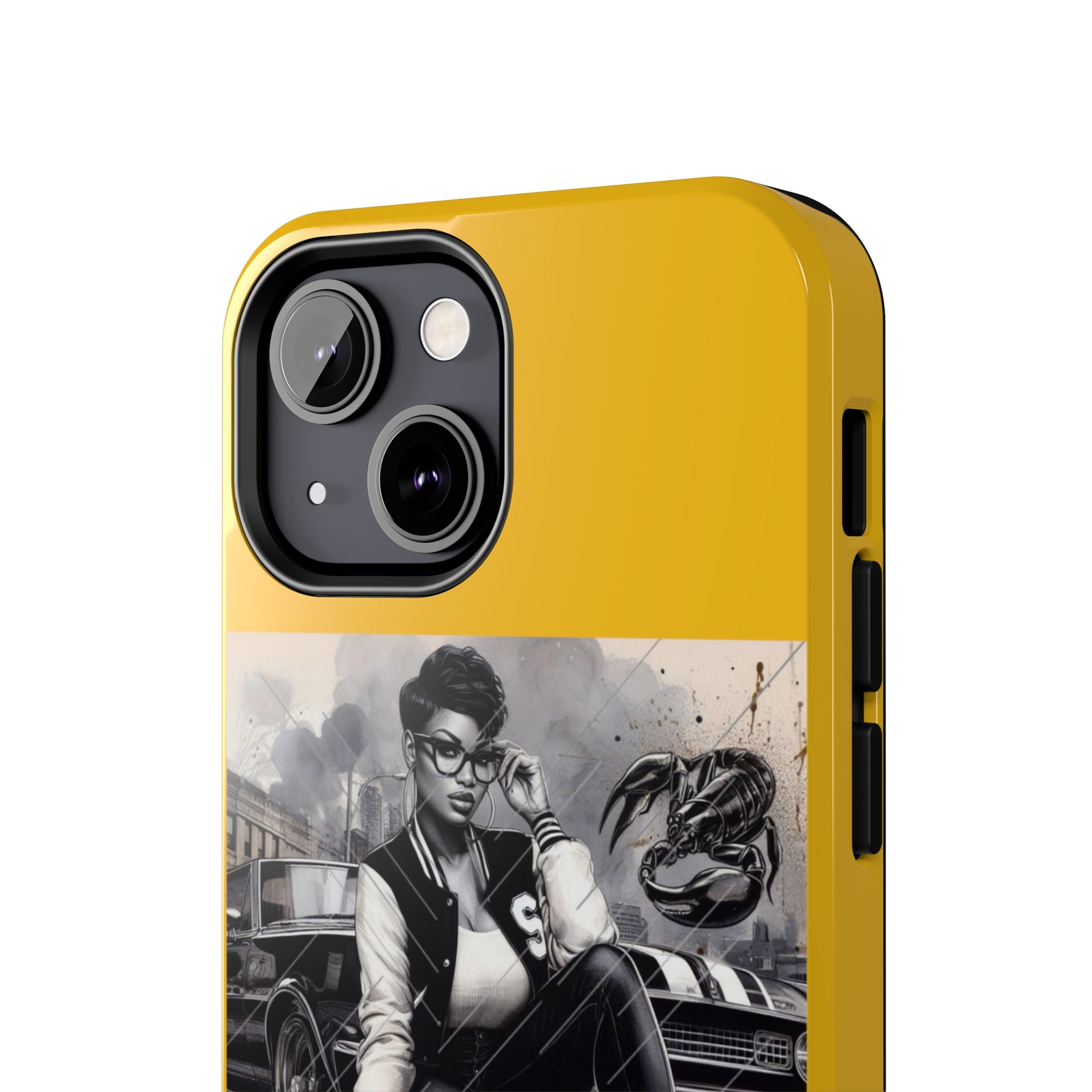 Scorpio Yellow Tough Phone Cases - Phone Case