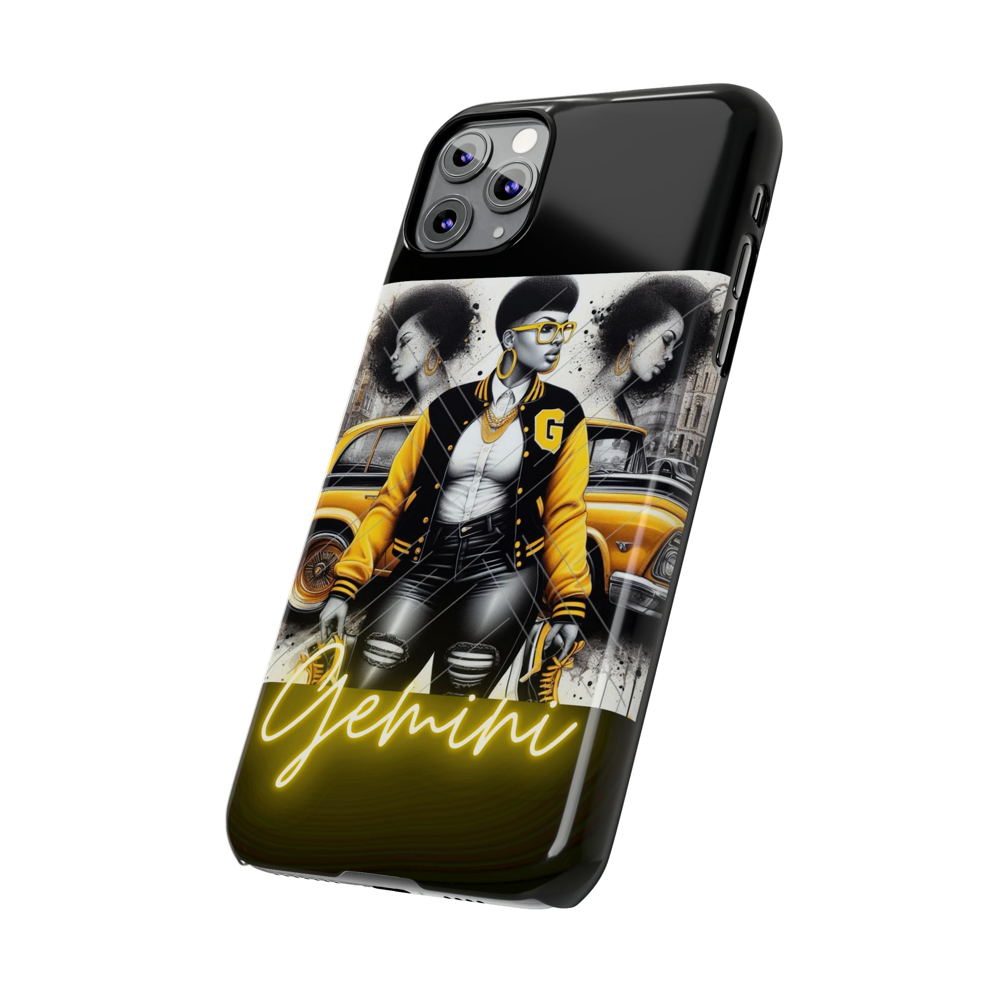 Gemini blk Phone Cases - Phone Case