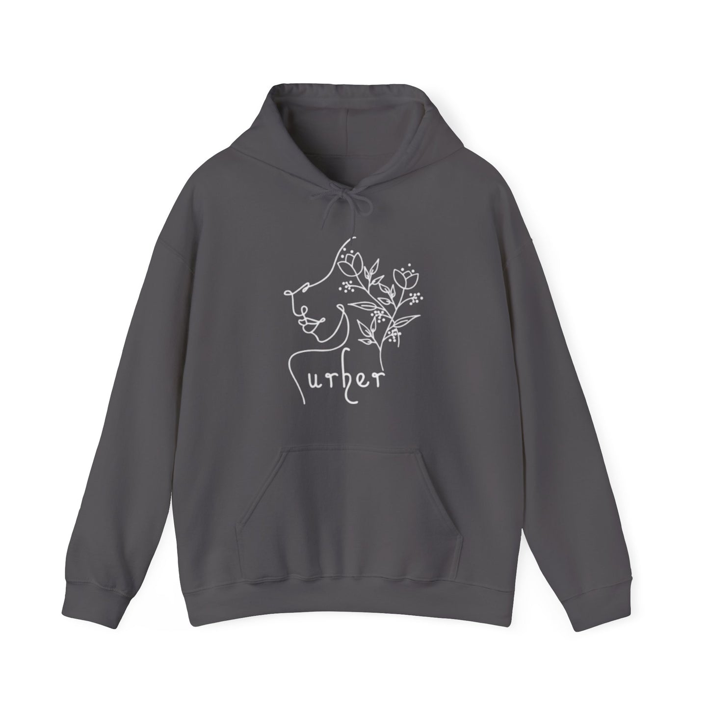 Copy of URHER Teal Hoodie - Charcoal / S - Hoodie