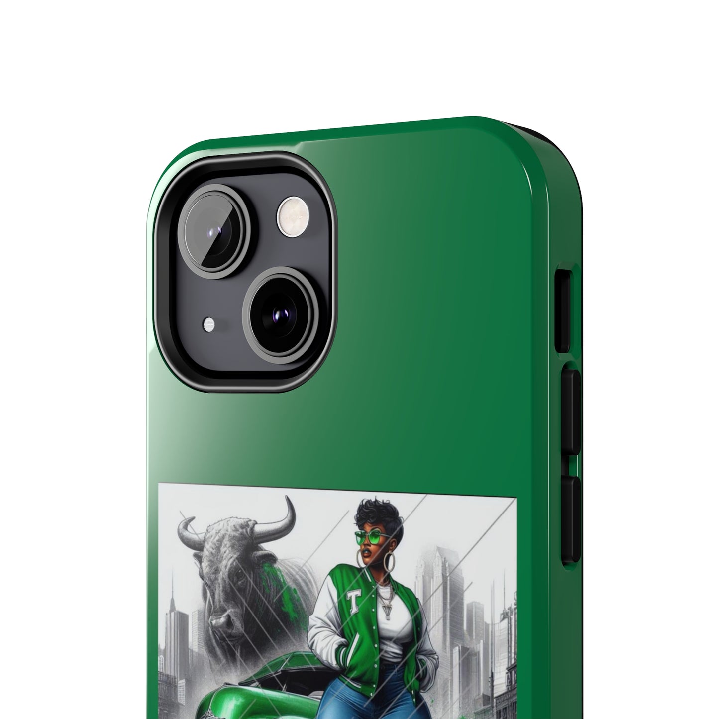 Taurus Green Tough Phone Cases - Phone Case