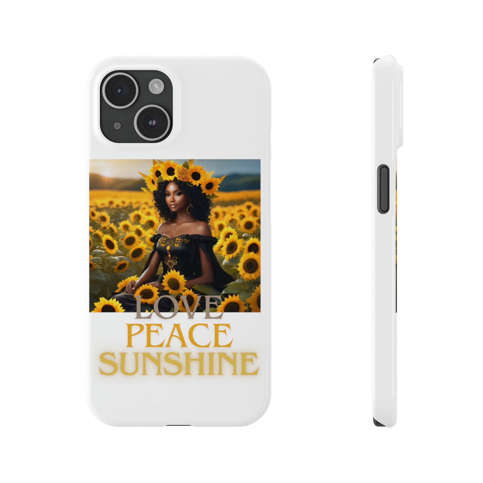 Sunshine Slim white Phone Cases - iPhone 15 - Phone Case