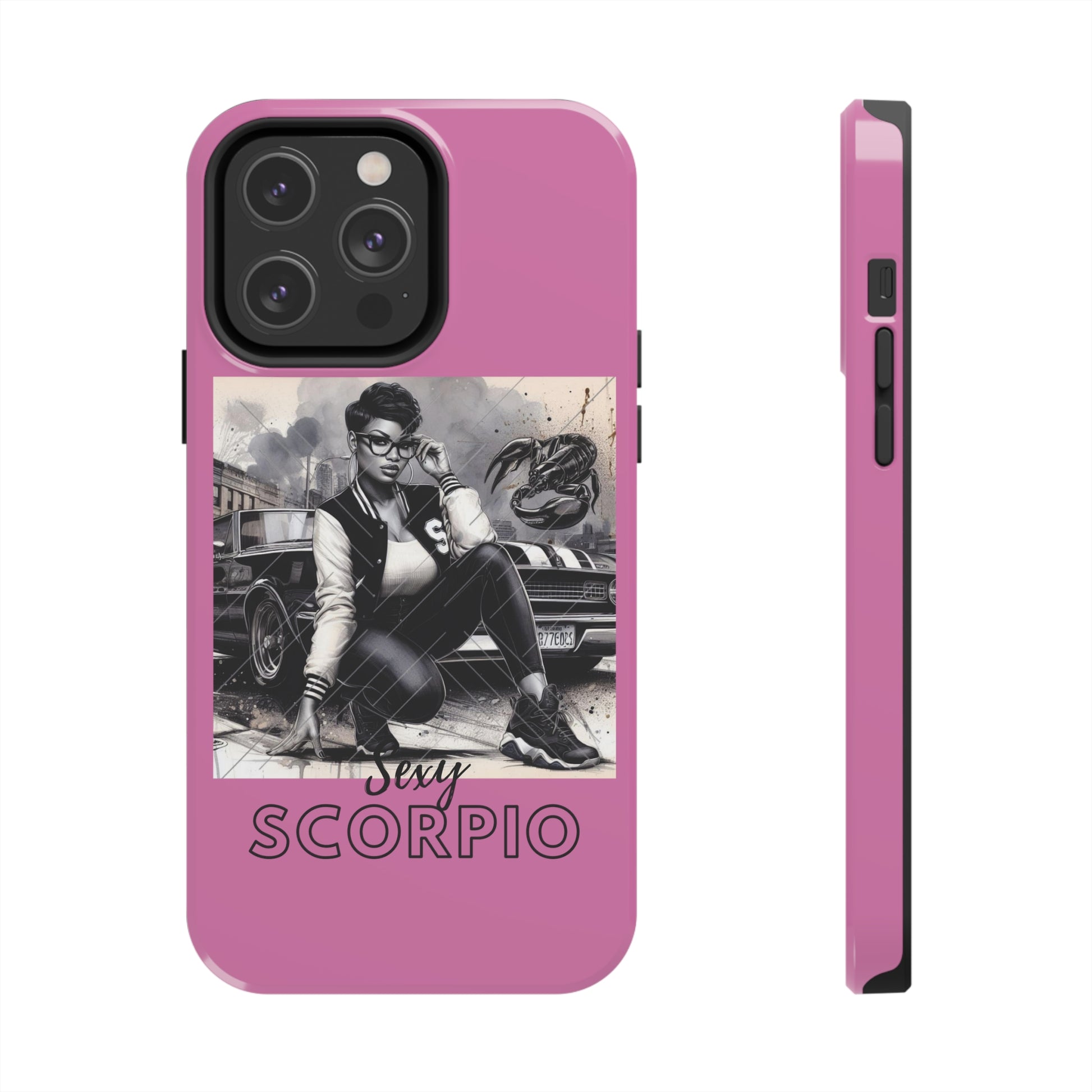 Scorpio Pink Tough Phone Cases - Phone Case