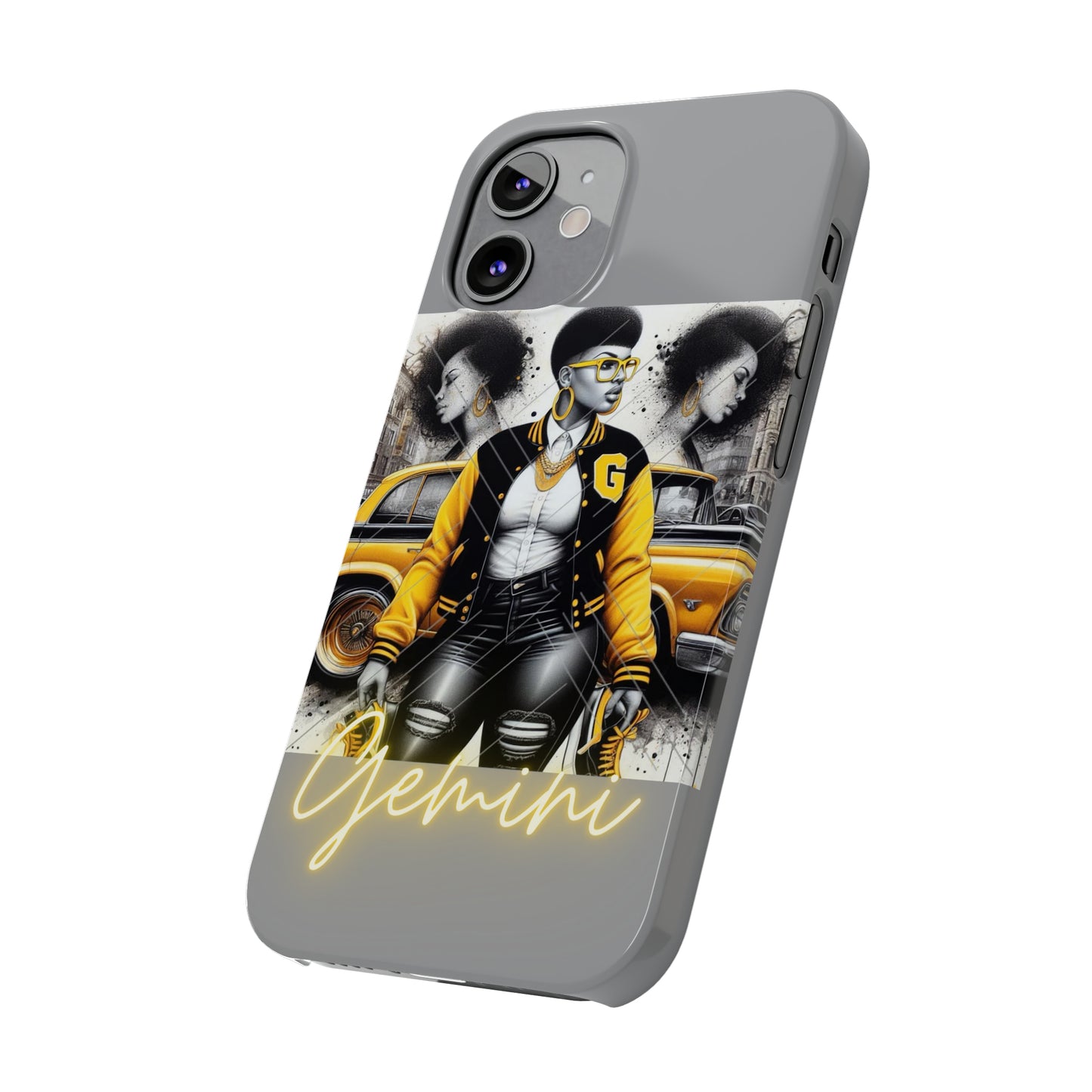 Gemini Grey Phone Cases - Phone Case