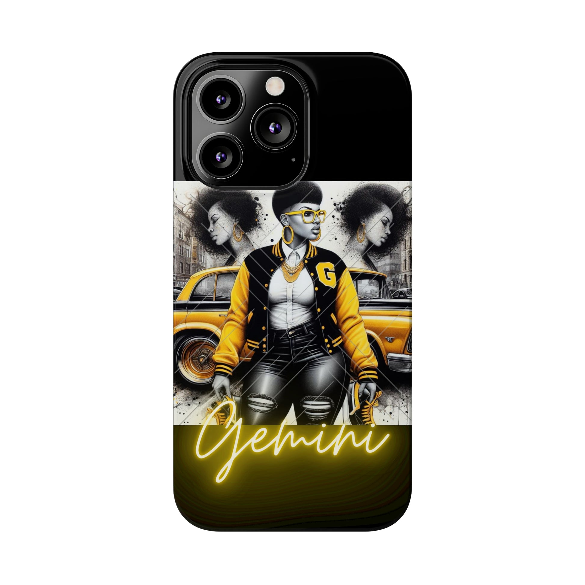 Gemini blk Phone Cases - Phone Case