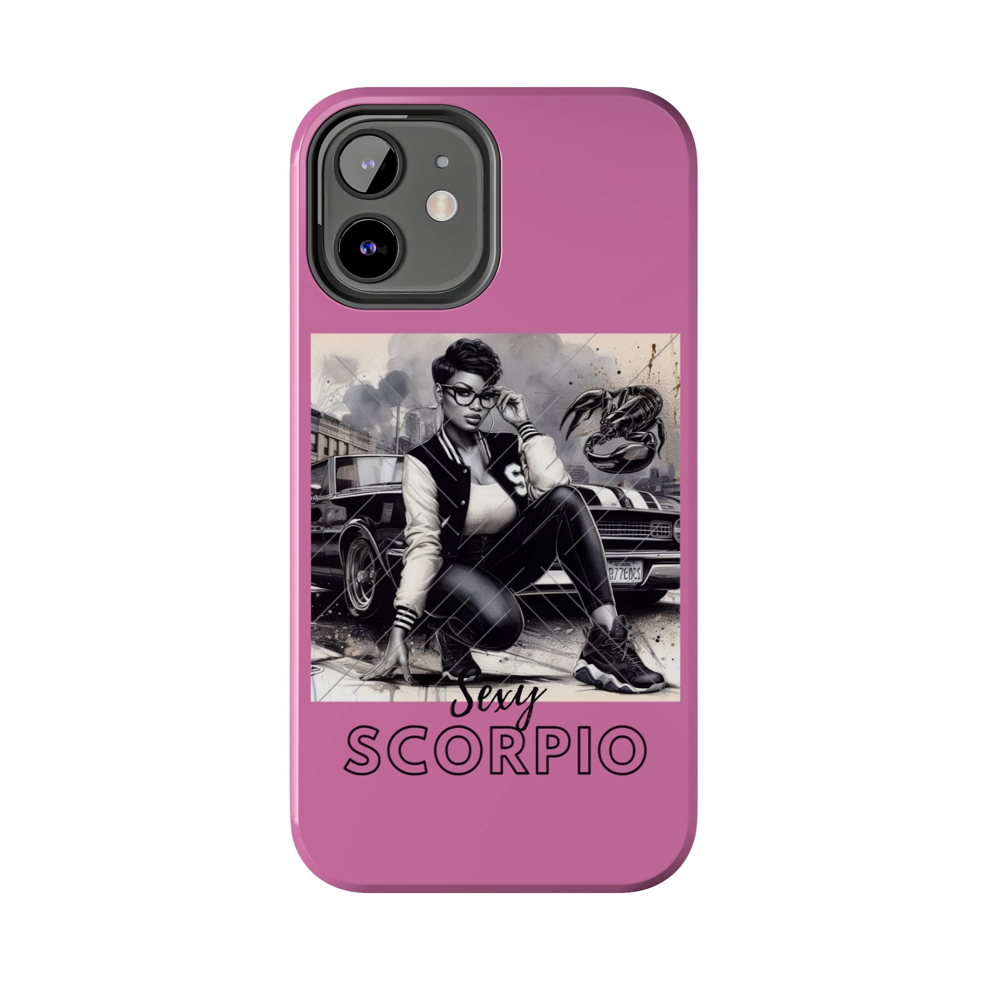 Scorpio Pink Tough Phone Cases - Phone Case