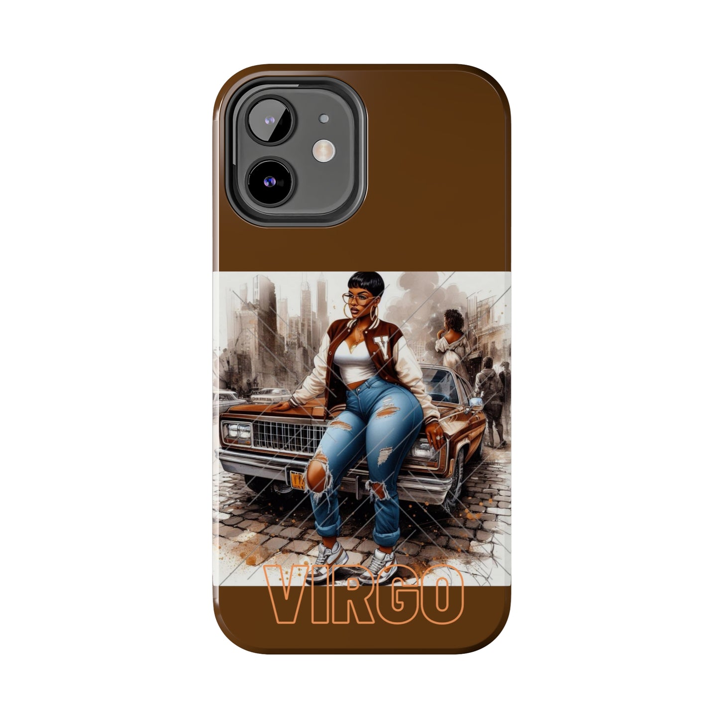 Virgo Brown Tough Phone Cases - Phone Case