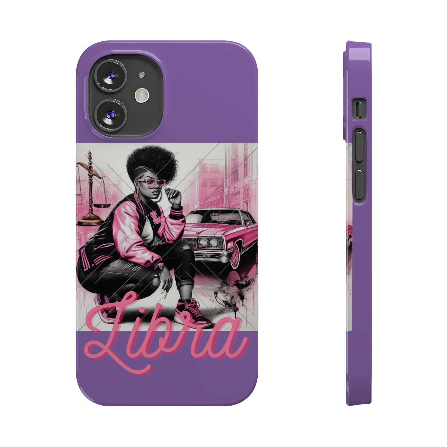 Libria Purple Phone Cases - iPhone 12 Mini - Phone Case