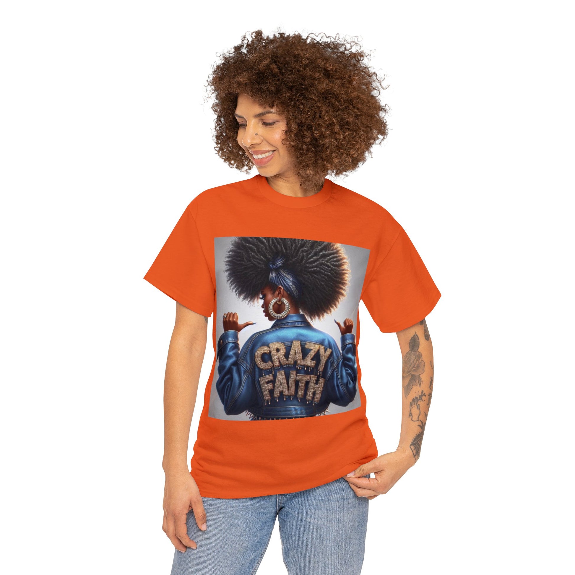 Crazy Faith Unisex Heavy Cotton Tee - T-Shirt