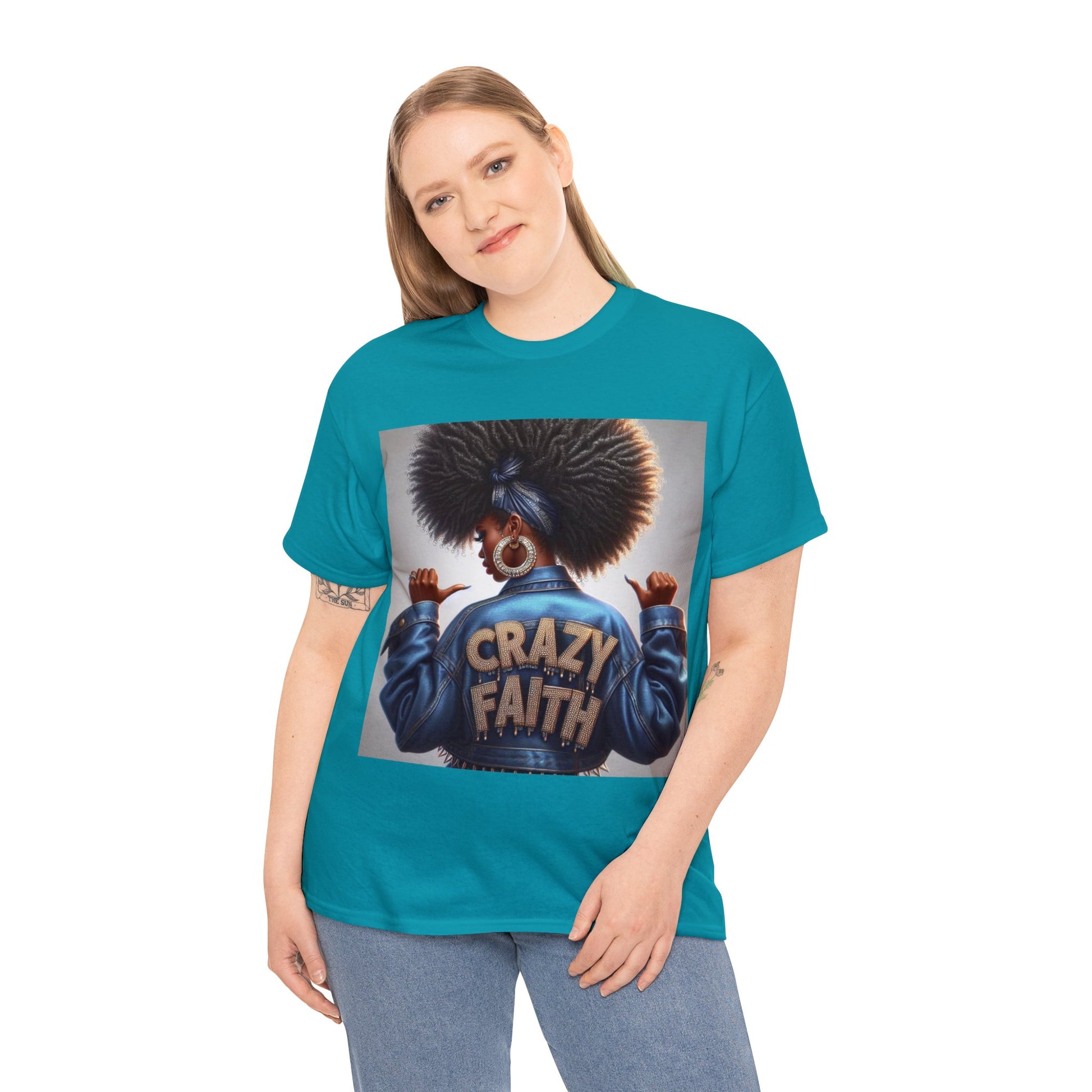 Crazy Faith Unisex Heavy Cotton Tee - T-Shirt